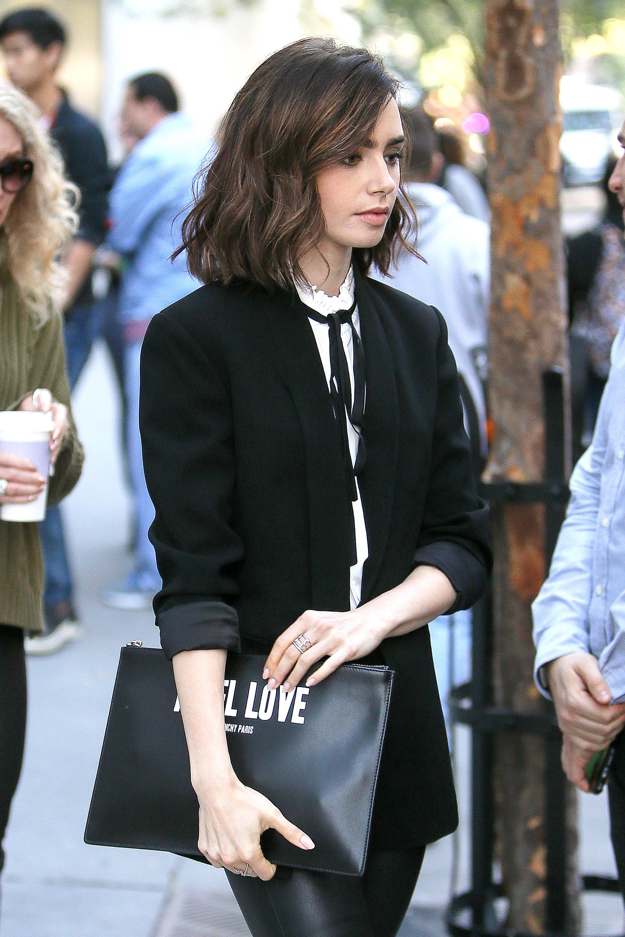 Lily Collins out and about in New York City