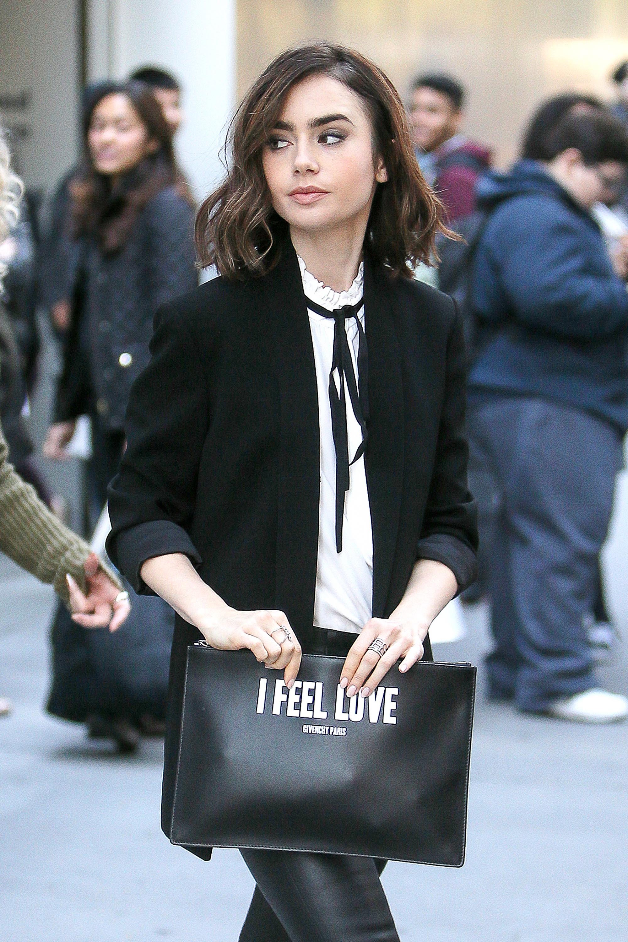 Lily Collins out and about in New York City