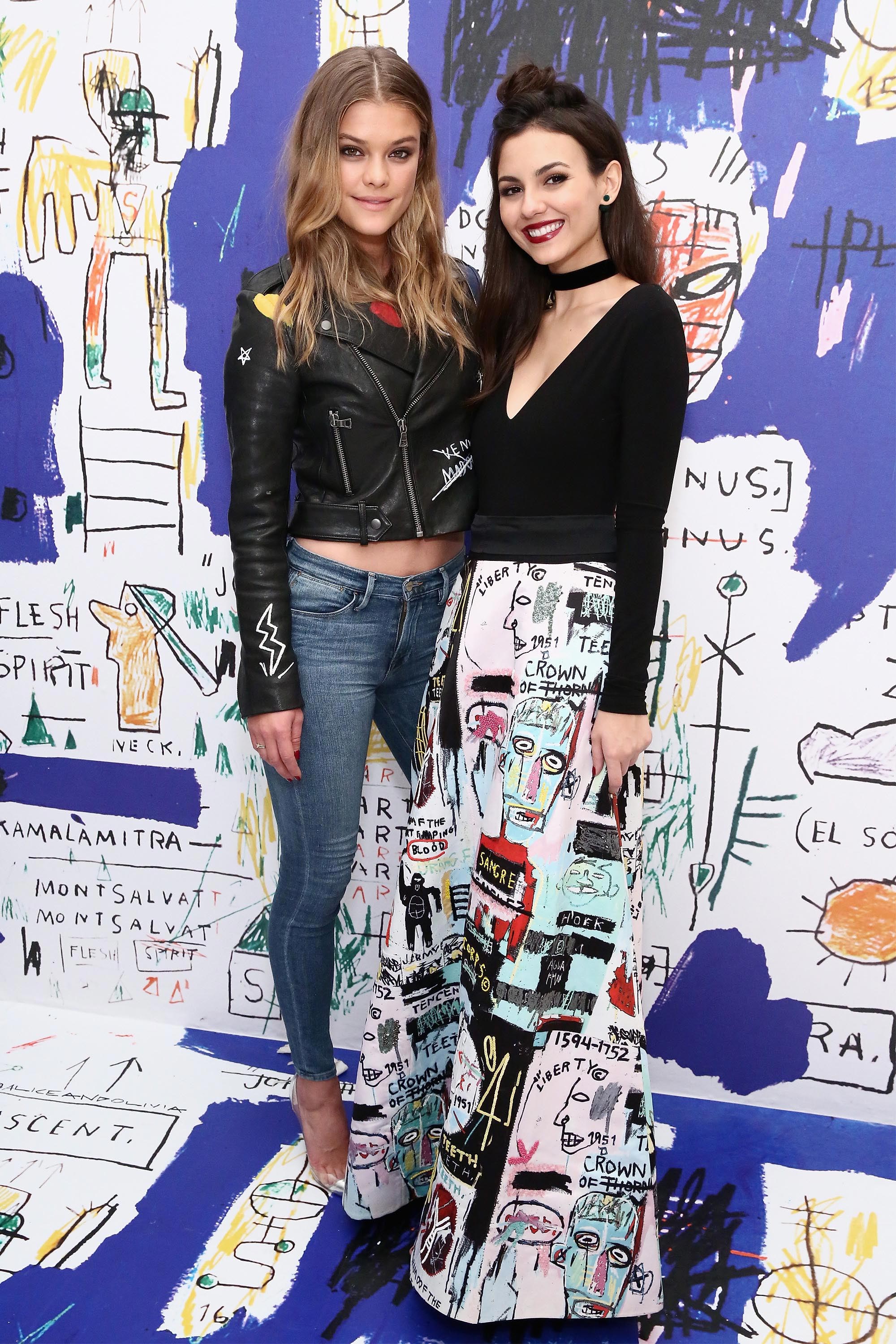 Nina Agdal attends the alice + olivia x Basquiat CFDA Capsule Collection launch party