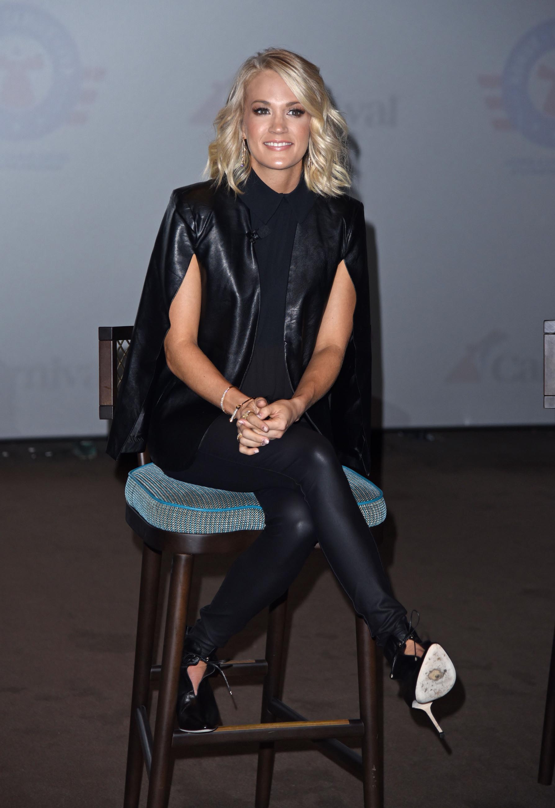 Carrie Underwood attends Carnival Vista Cruise Ships Port