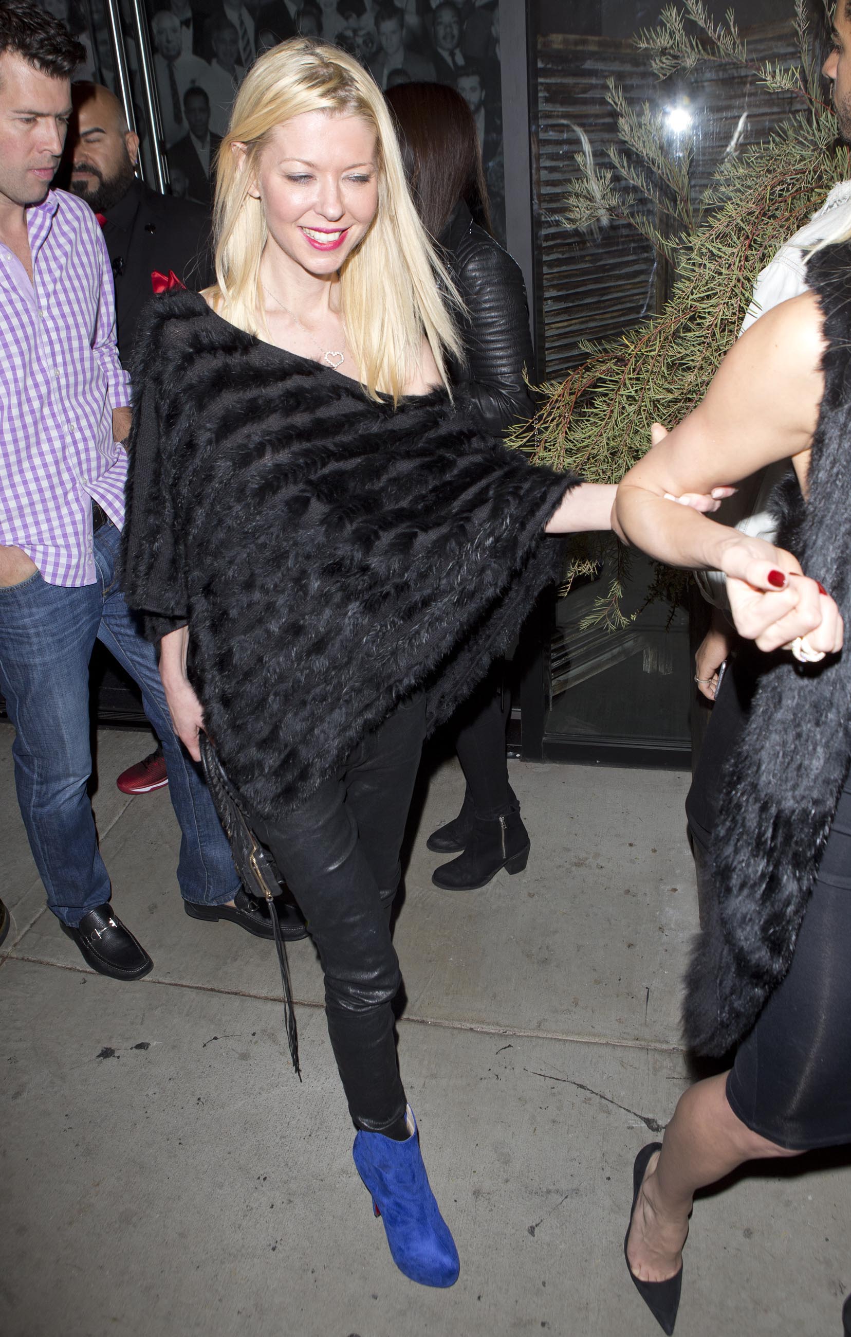 Tara Reid seen leaving Catch Restaurant