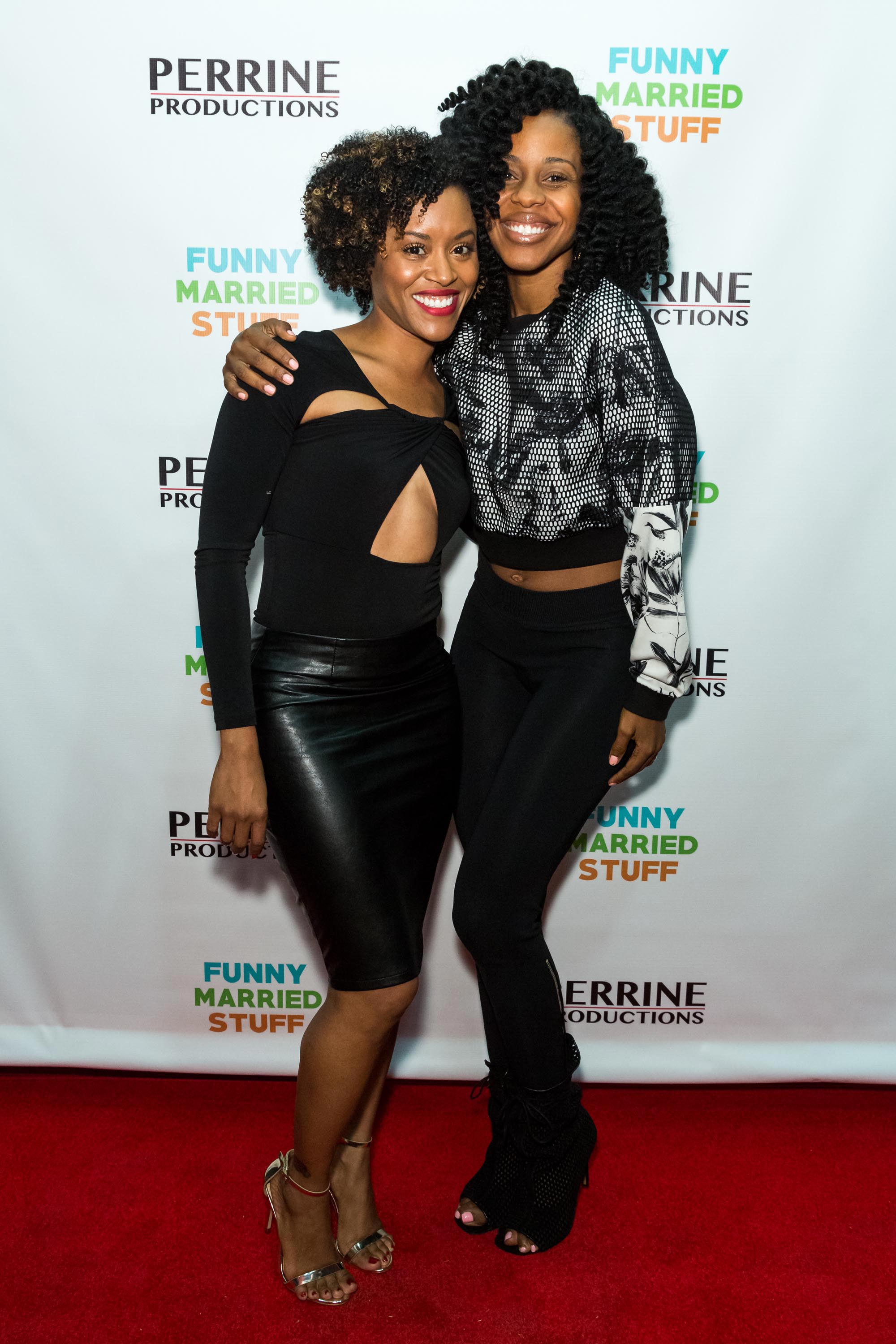 Lony’e Perrine arrives for the Screening Of Perrine Productions’ ‘Funny Married Stuff’
