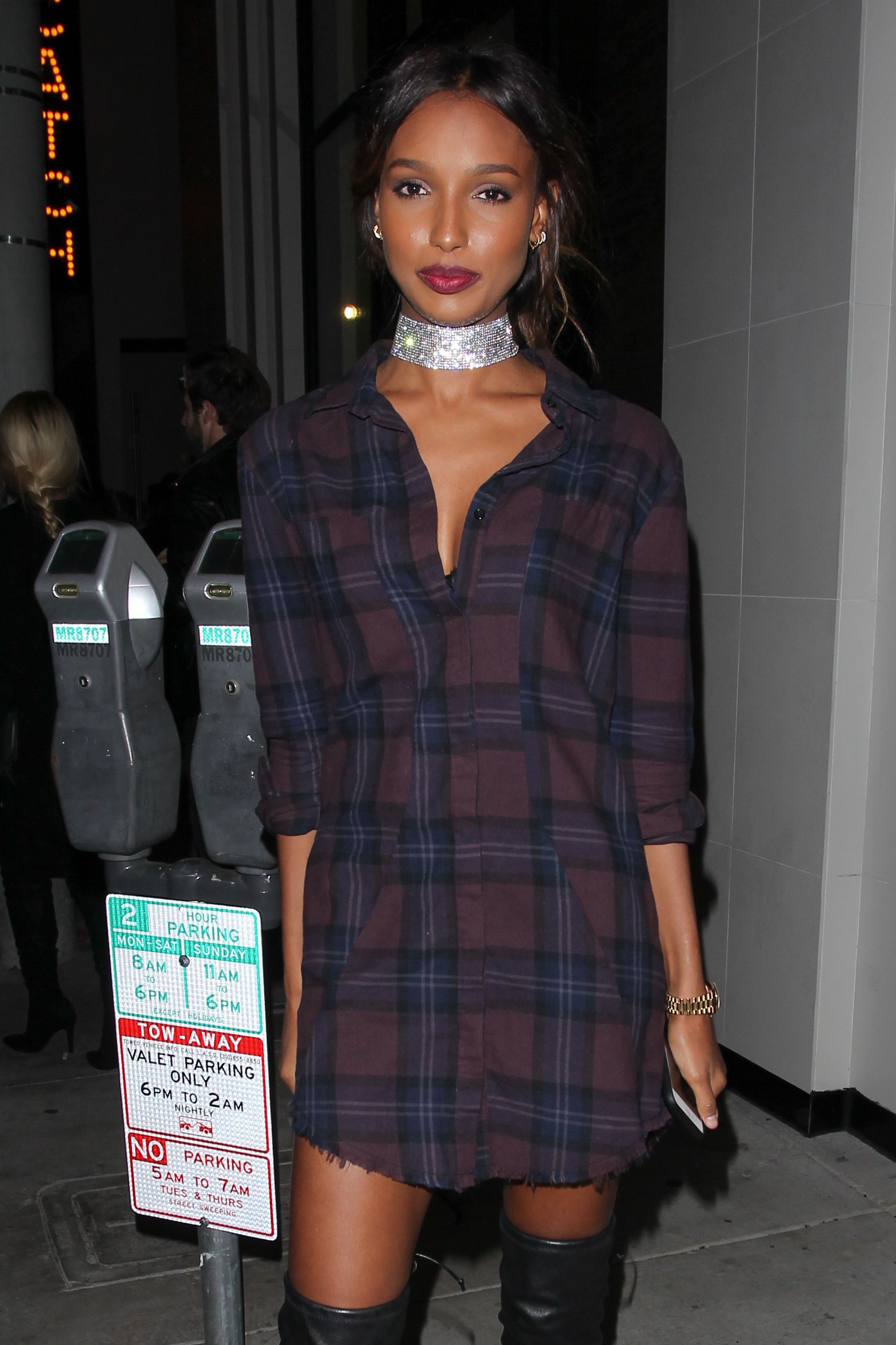 Jasmine Tookes outside of Catch