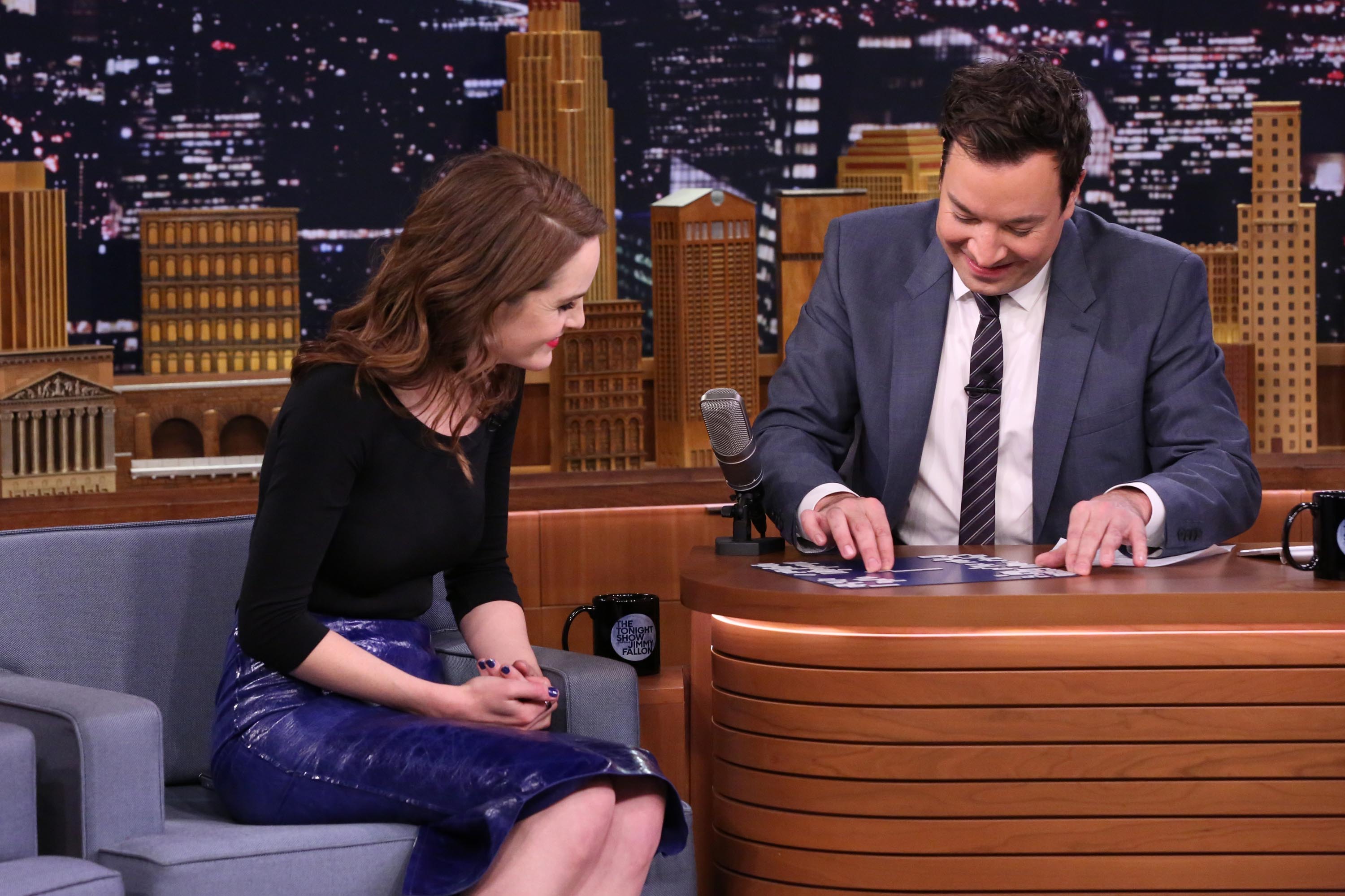 Michelle Dockery at The Tonight Show Starring Jimmy Fallon