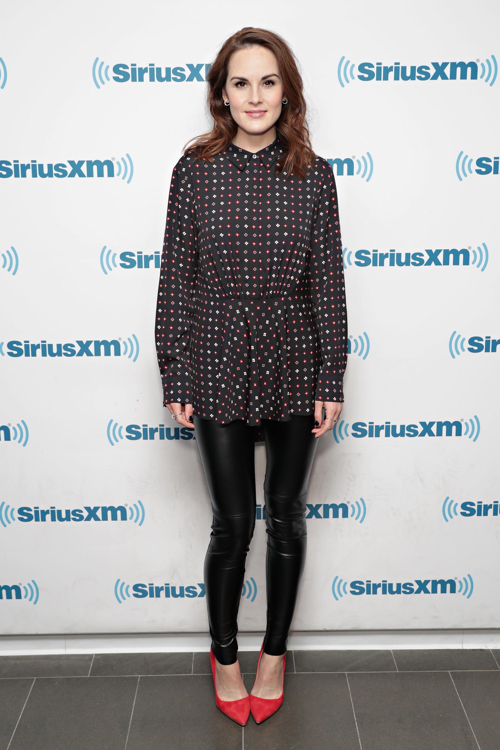 Michelle Dockery visits the SiriusXM Studios