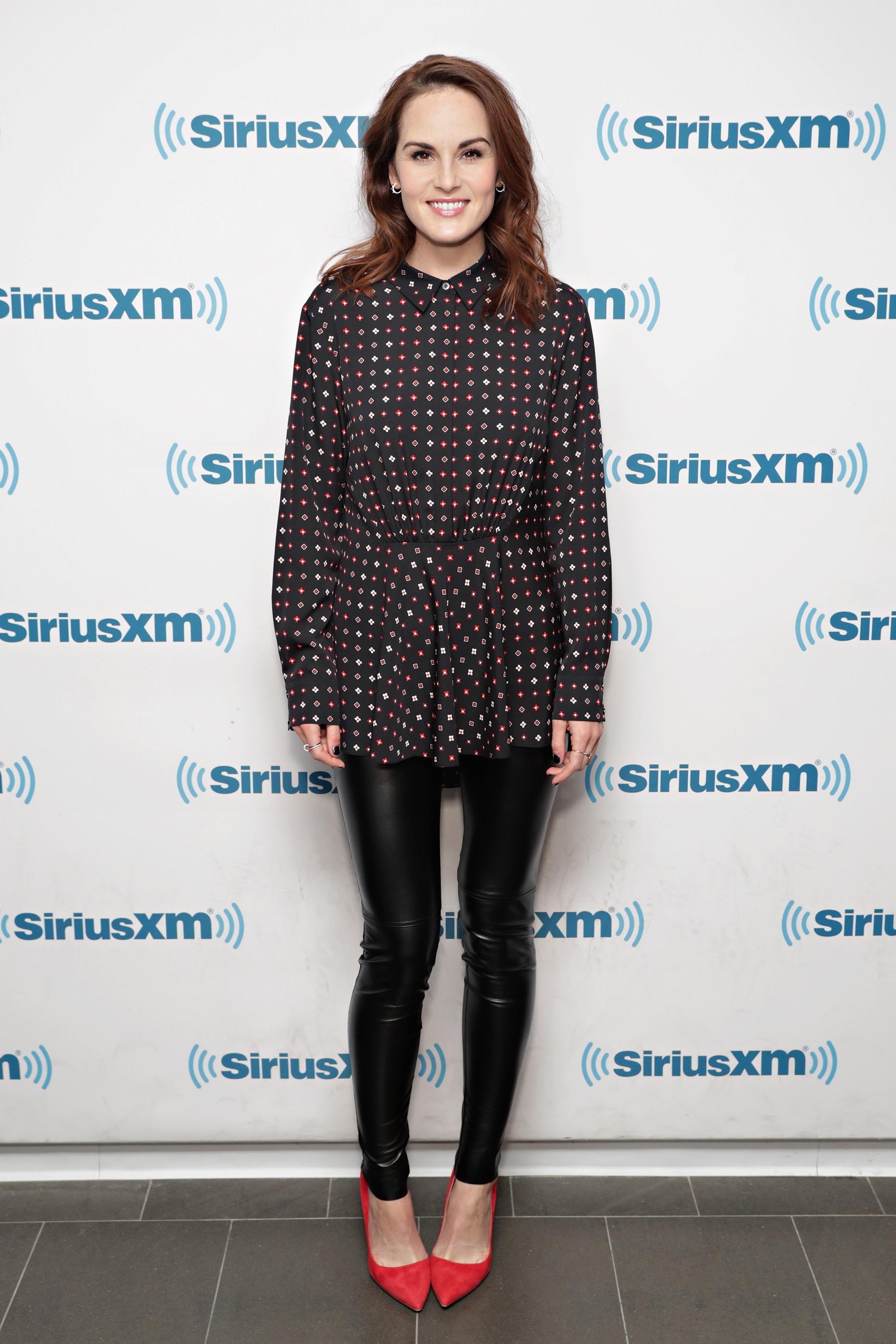 Michelle Dockery visits the SiriusXM Studios