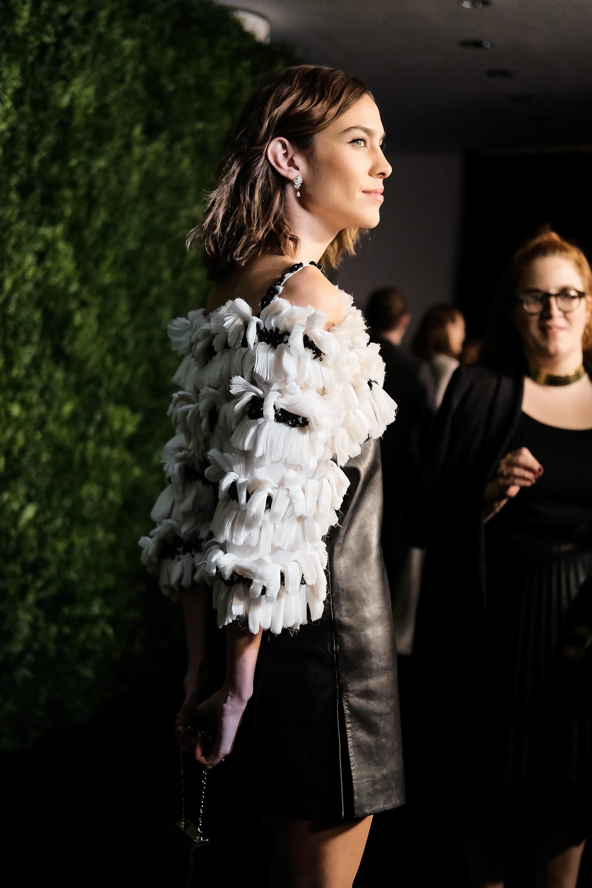 Alexa Chung attends the 2016 Museum of Modern Art Film Benefit