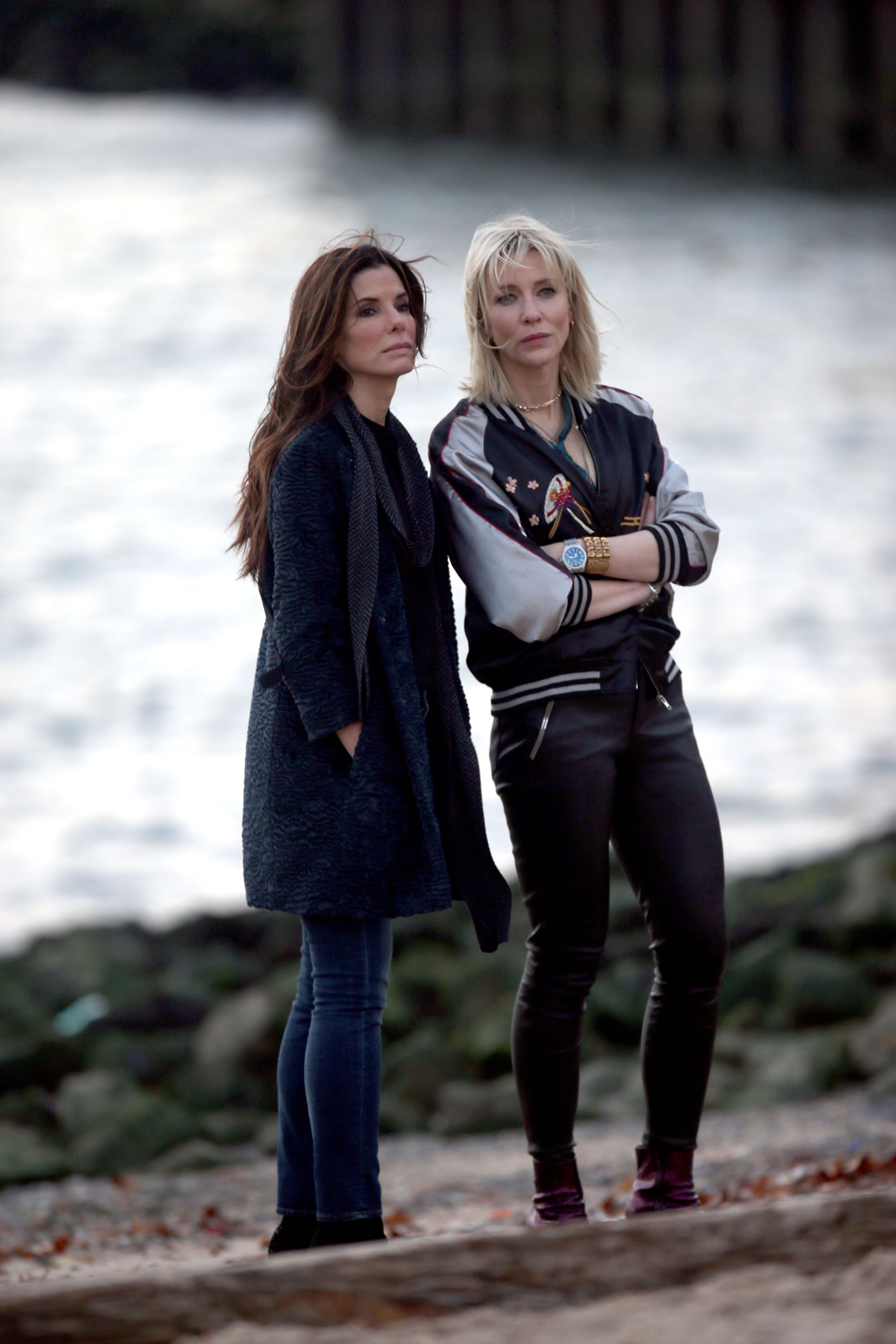 Cate Blanchett is seen filming ‘Ocean’s 8’