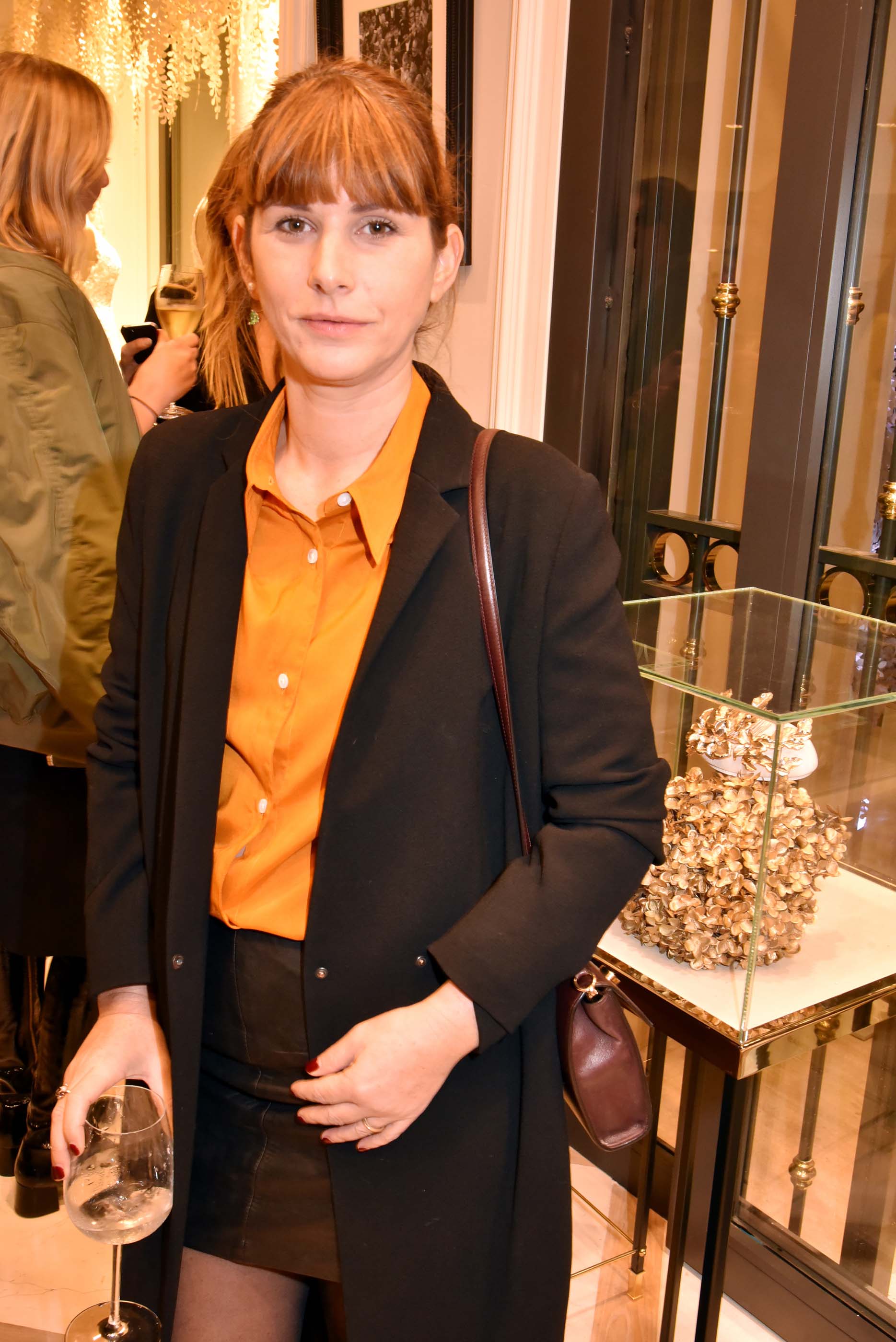 Cecile Togni attends the Pronovias Paris Flagship Launch Cocktail