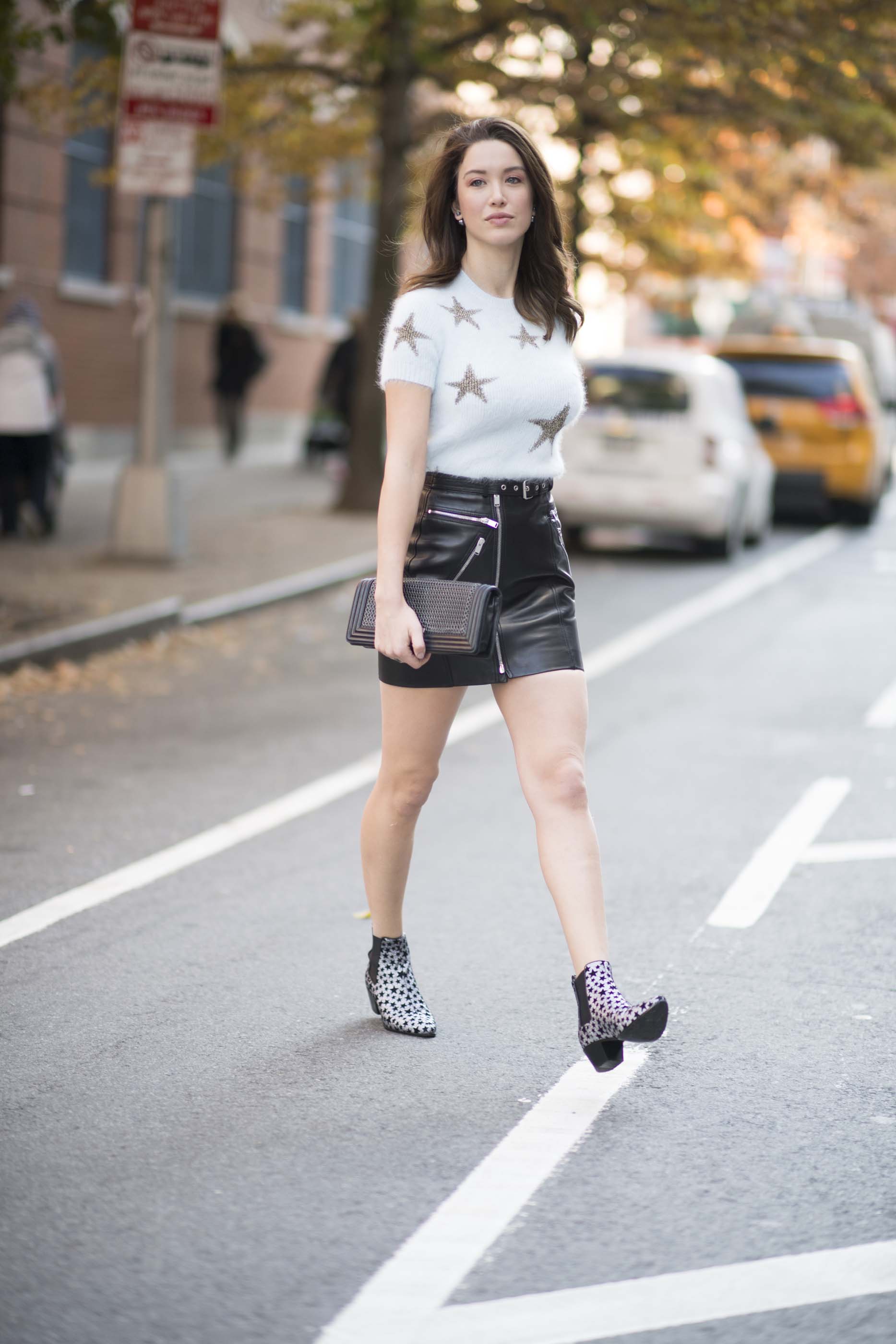 Melissa Bolona Street Style in New York City