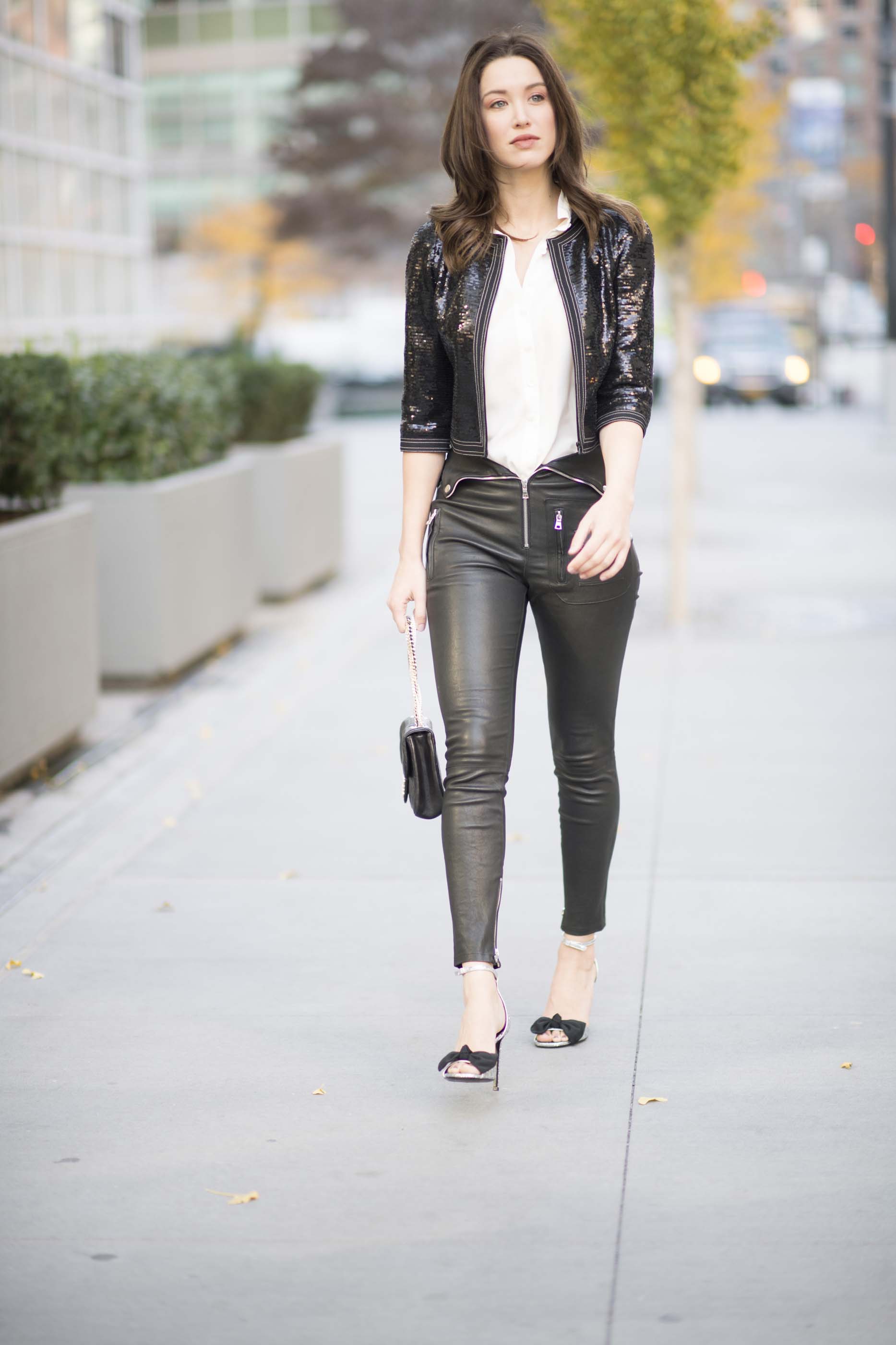 Melissa Bolona Street Style in New York City