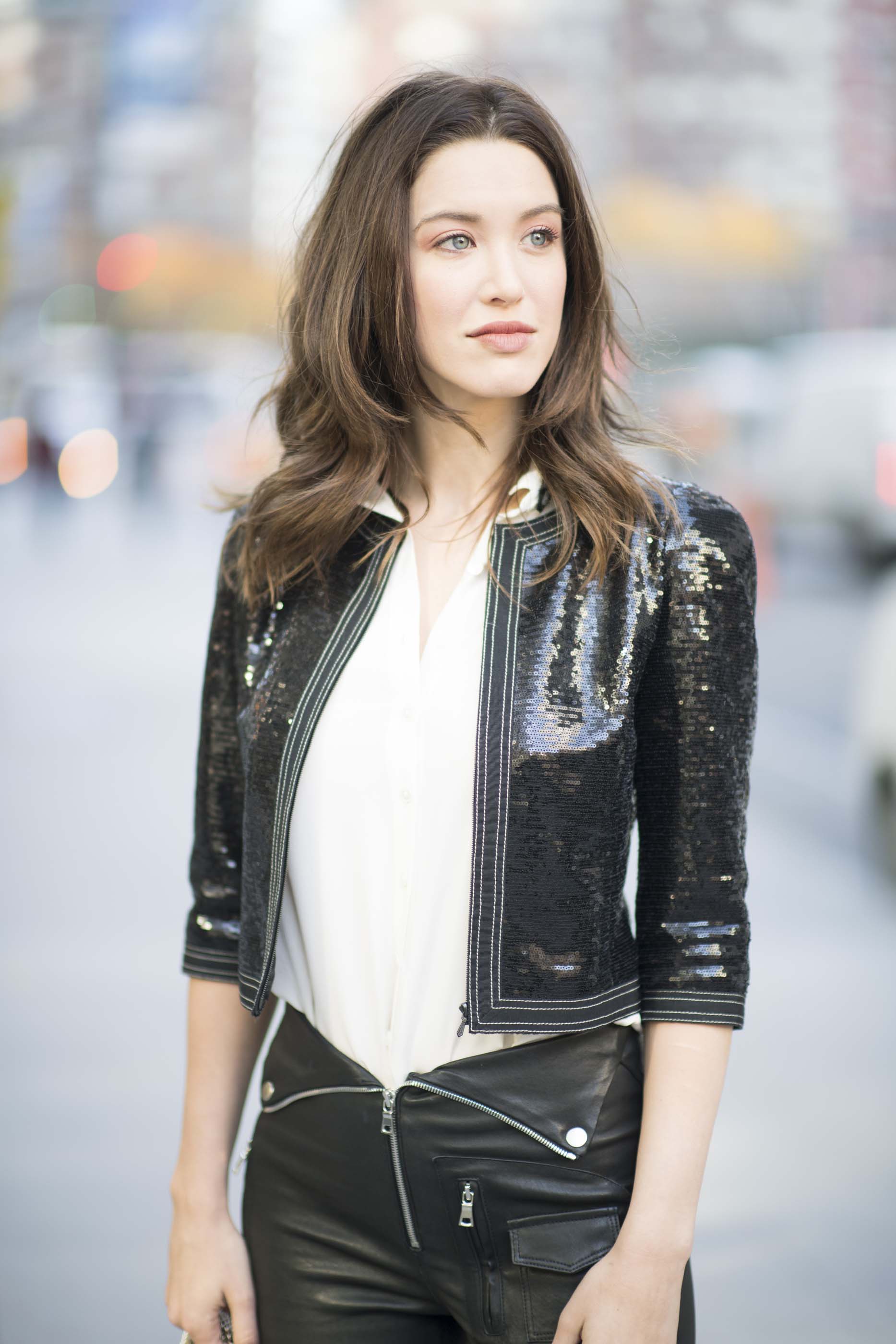 Melissa Bolona Street Style in New York City