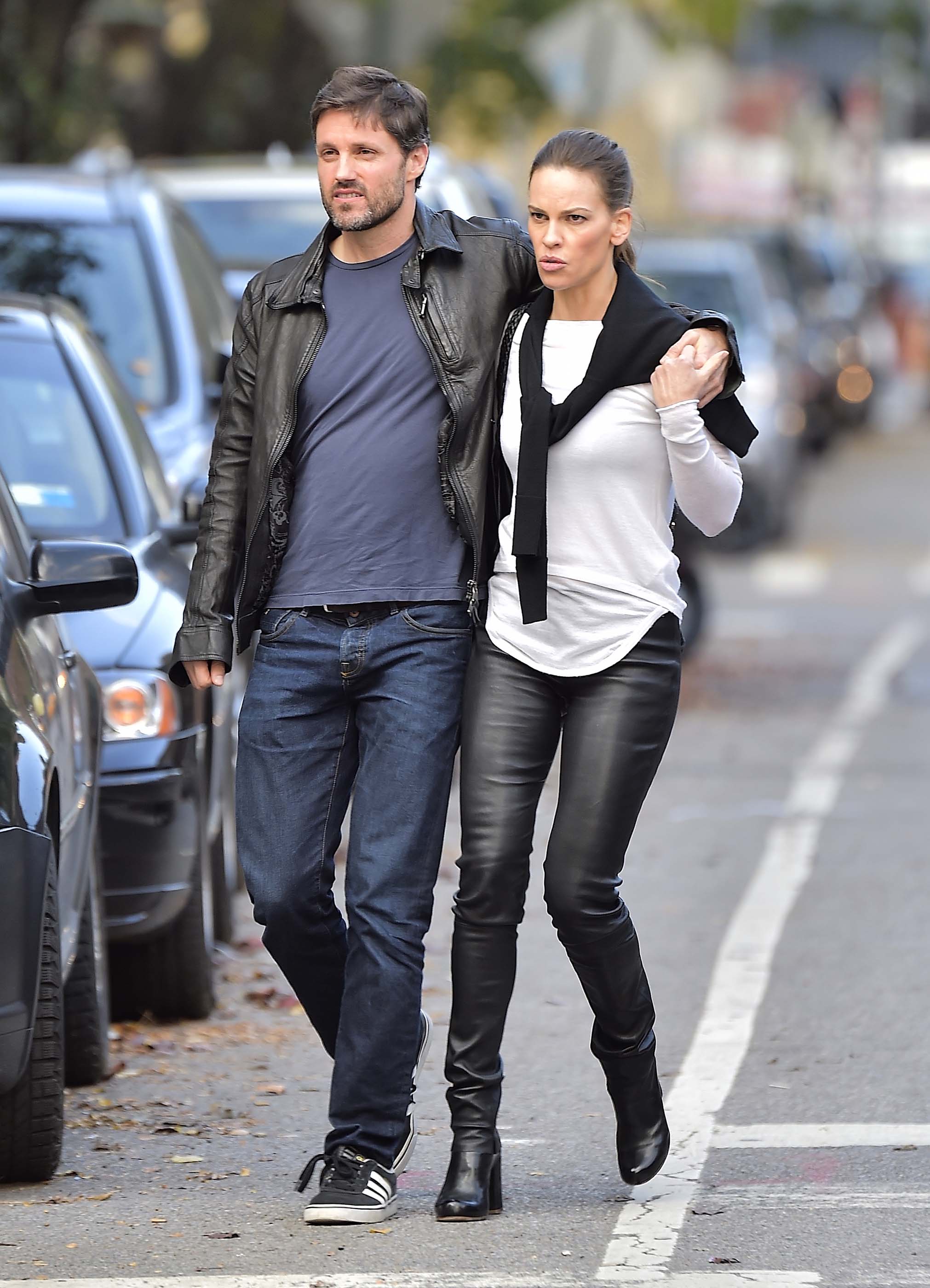 Hilary Swank out and about in Manhattan