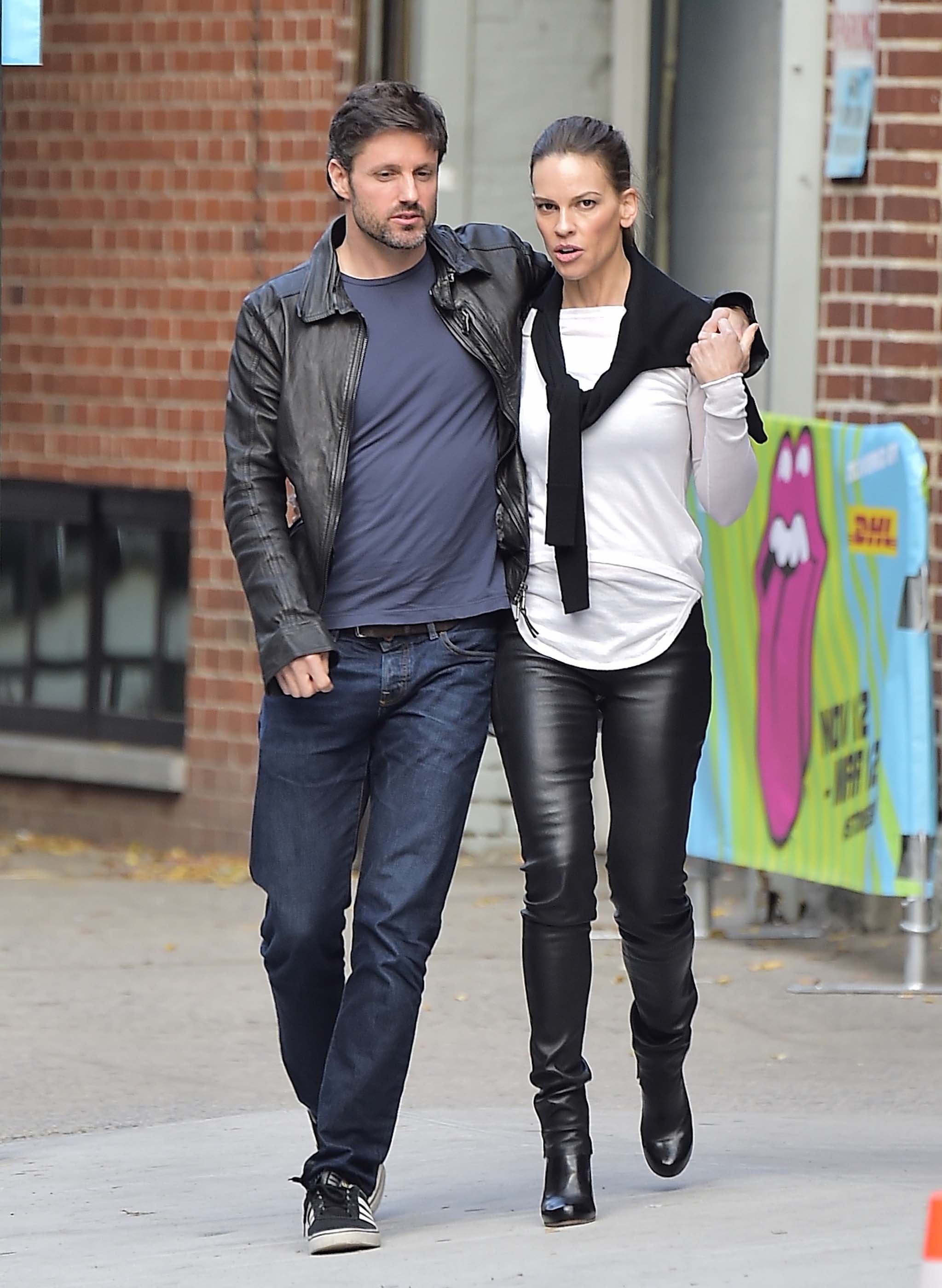 Hilary Swank out and about in Manhattan