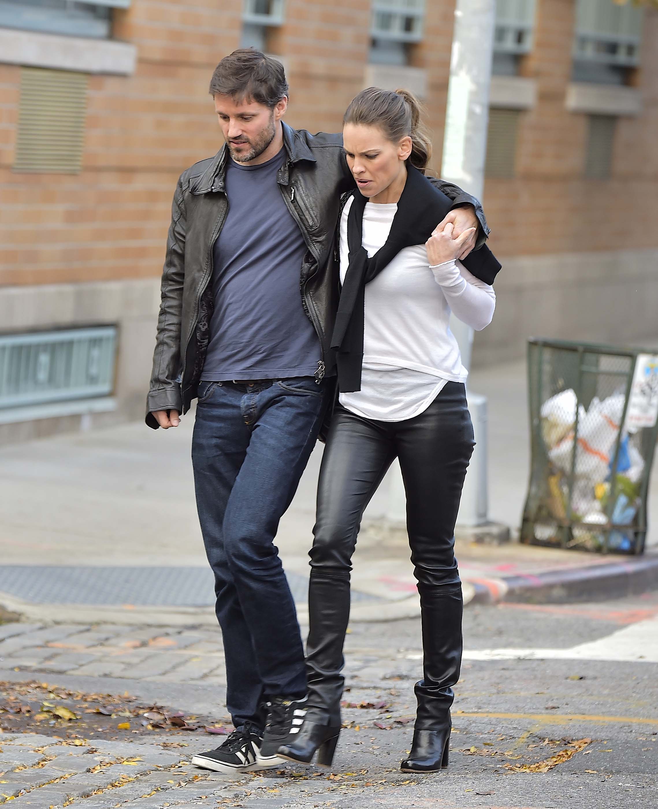 Hilary Swank out and about in Manhattan