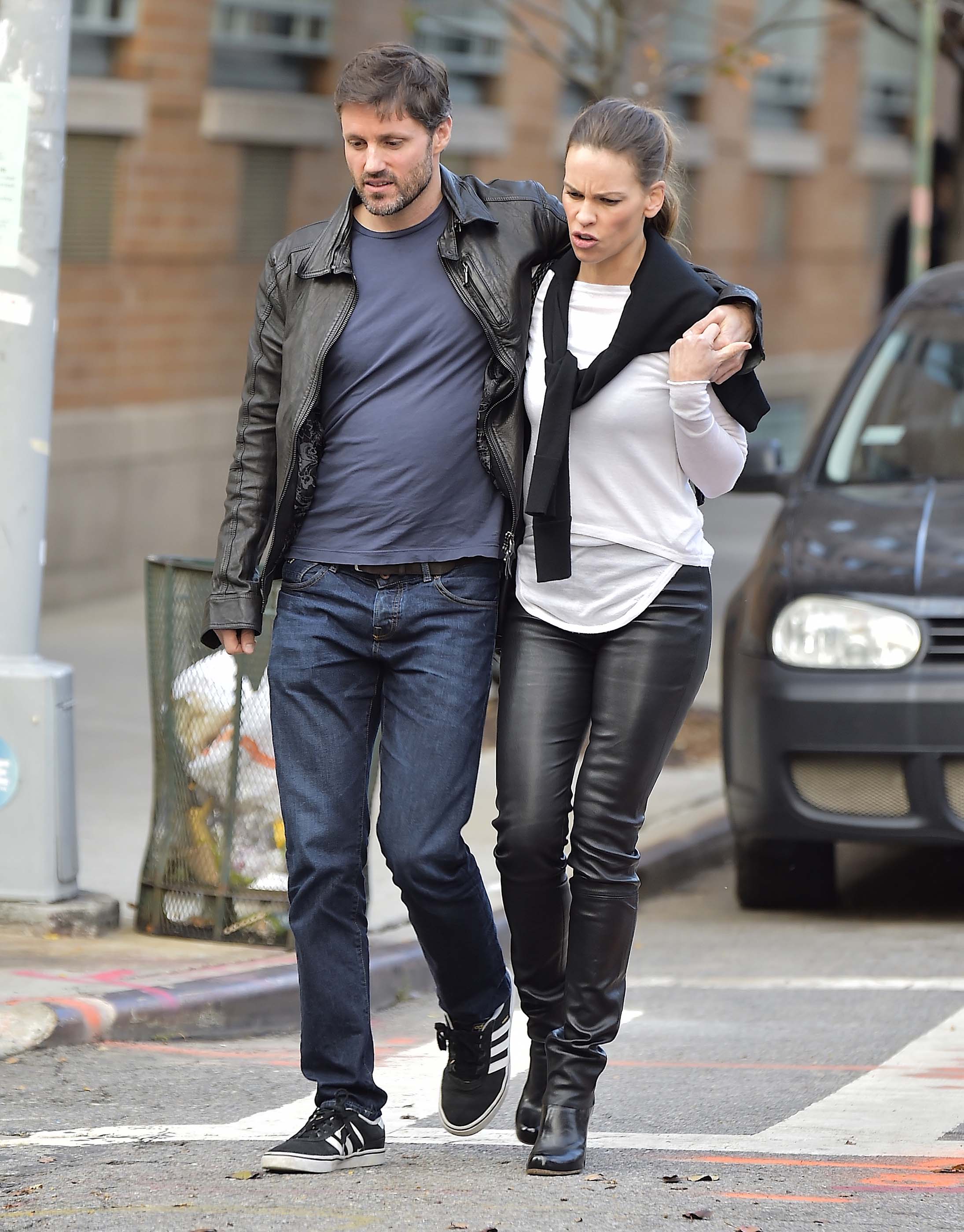 Hilary Swank out and about in Manhattan