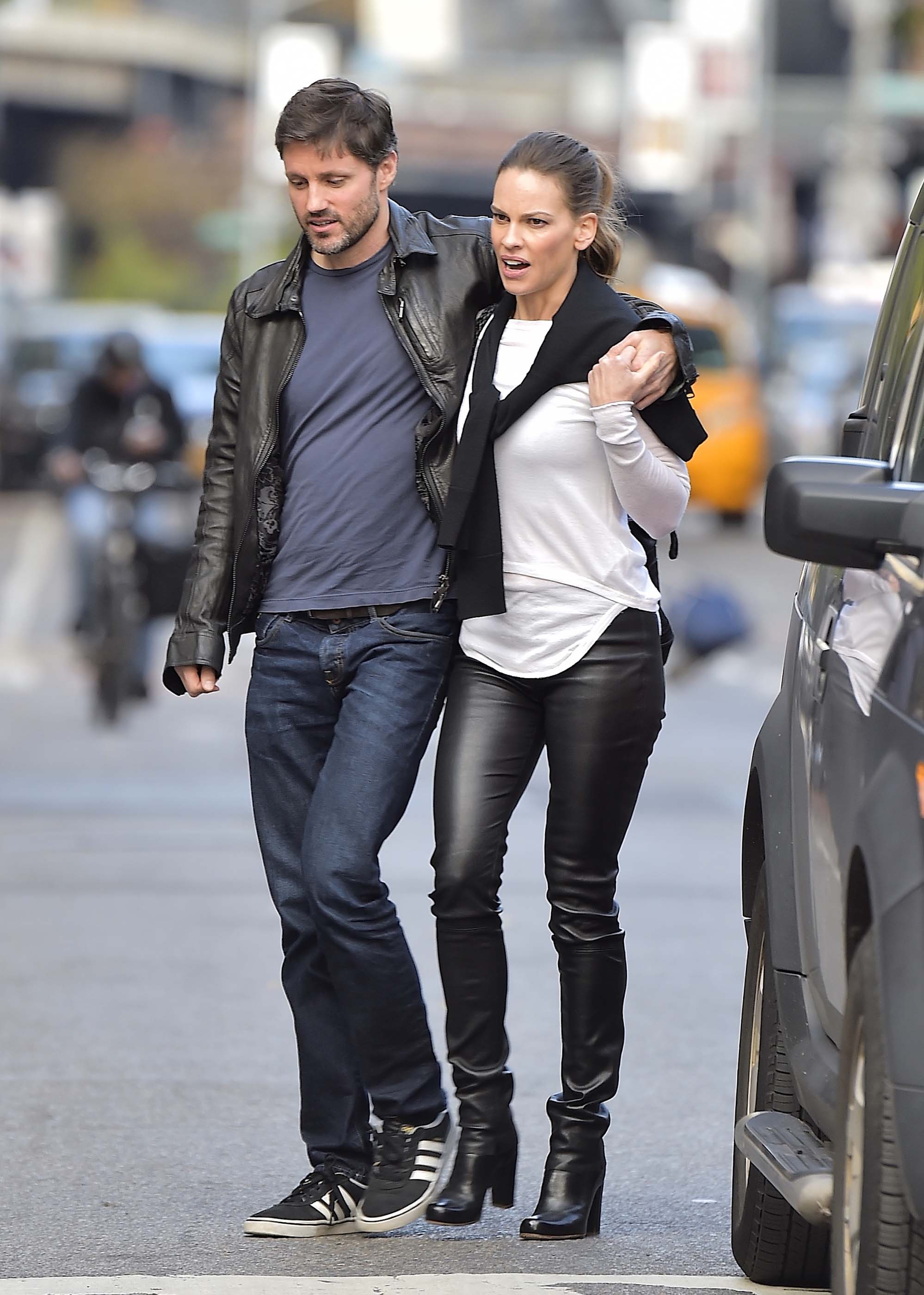 Hilary Swank out and about in Manhattan