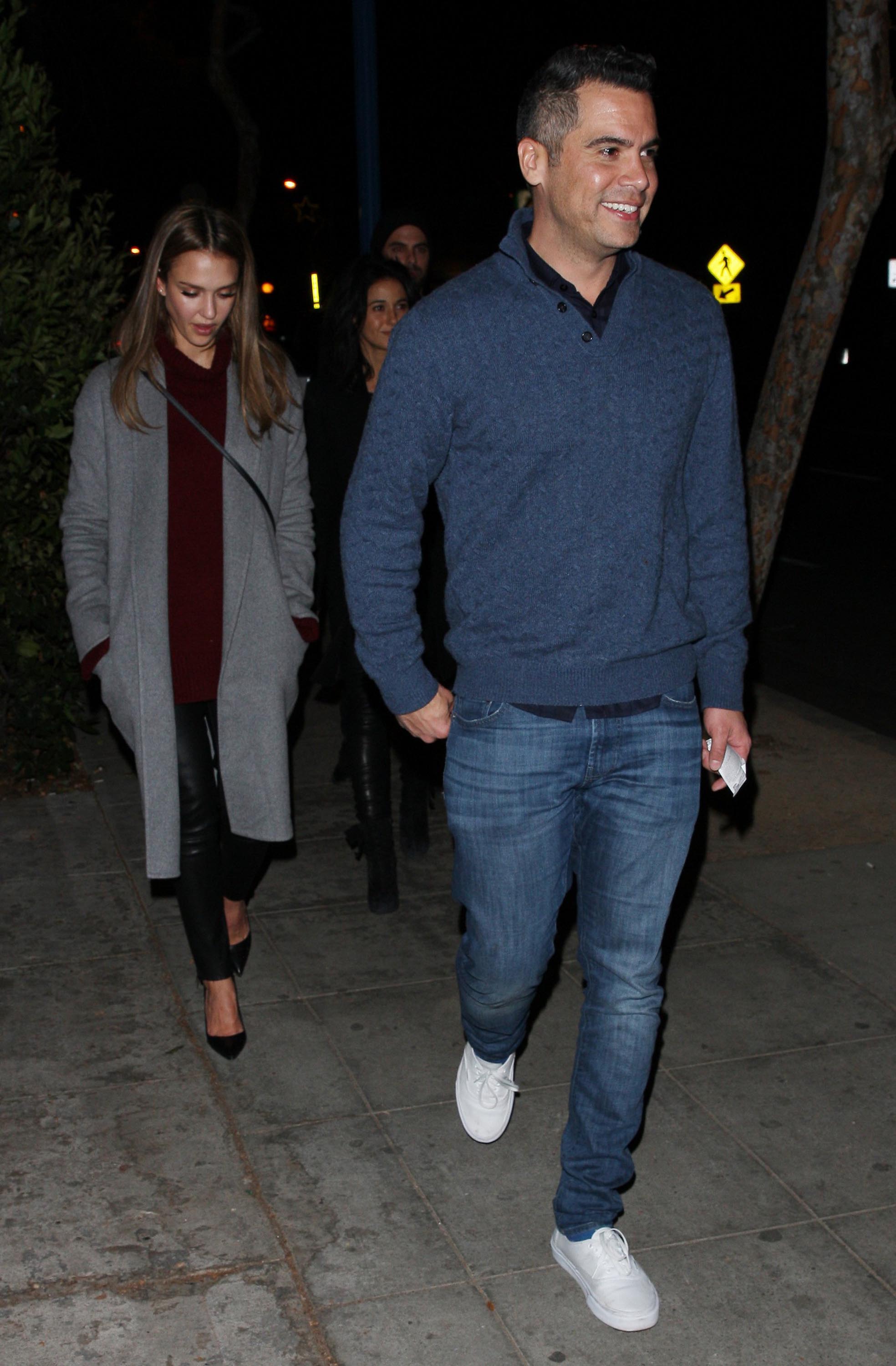 Jessica Alba at the Delilah club