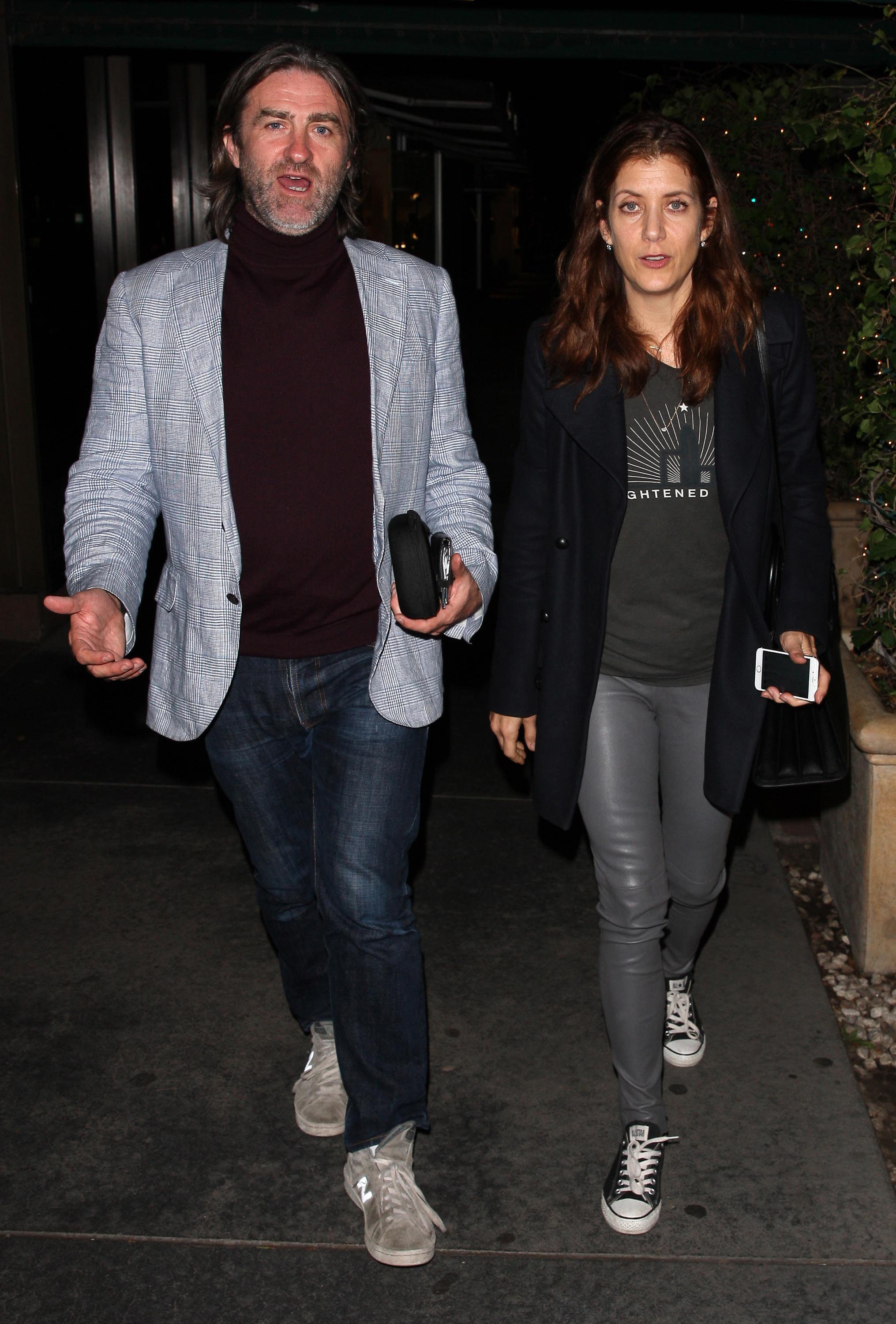 Kate Walsh dines at Madeo restaurant