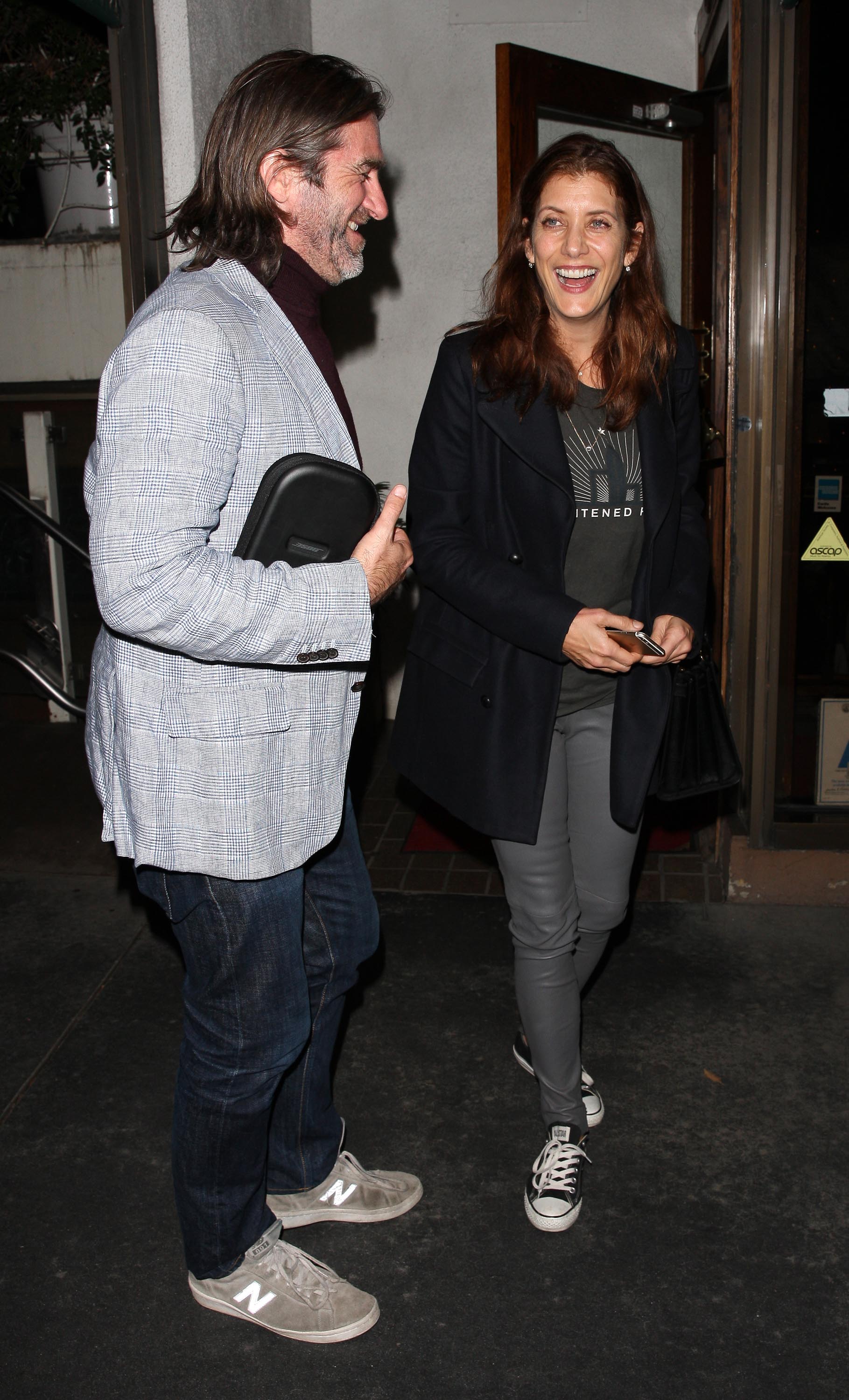 Kate Walsh dines at Madeo restaurant