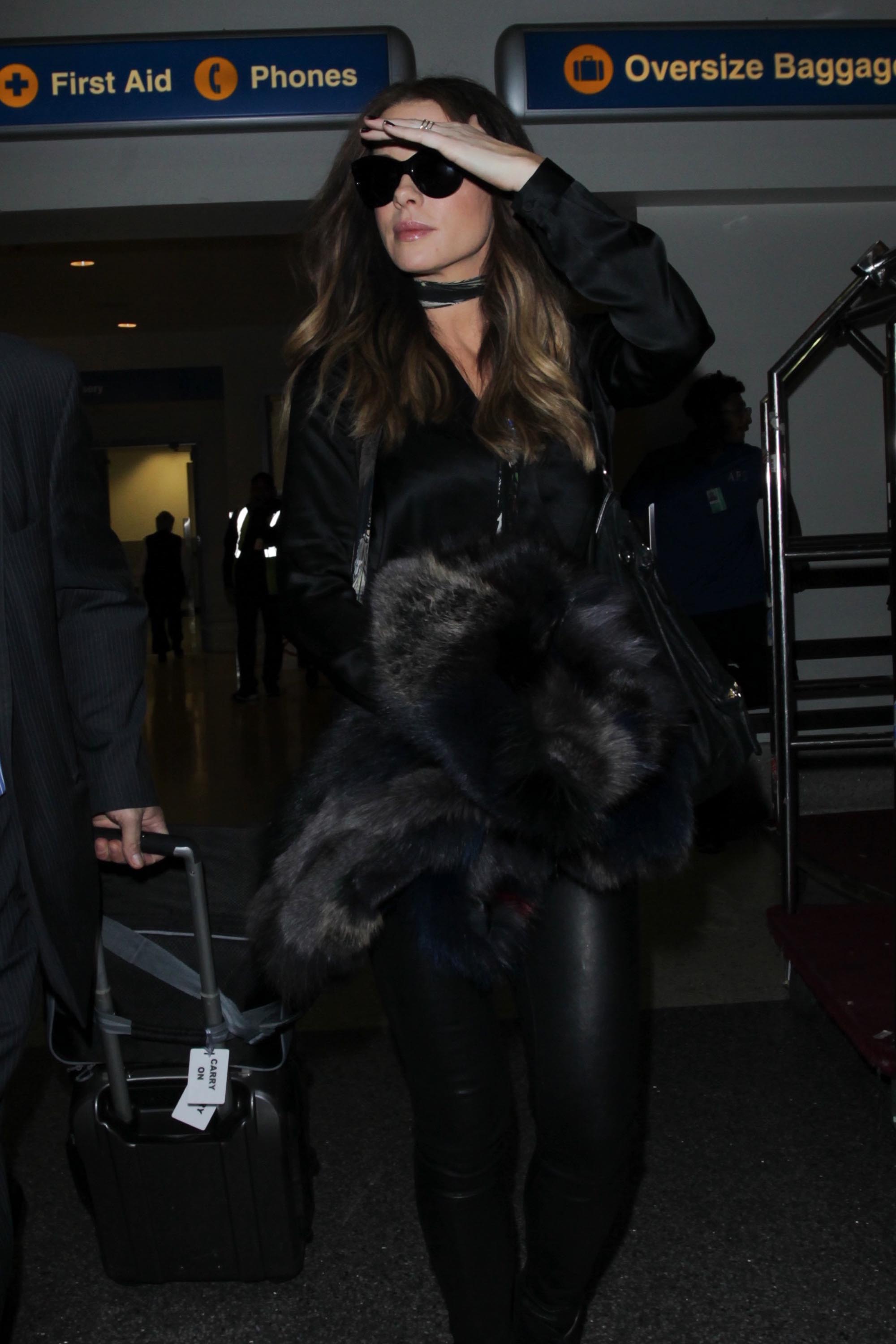 Kate Beckinsale is seen at LAX