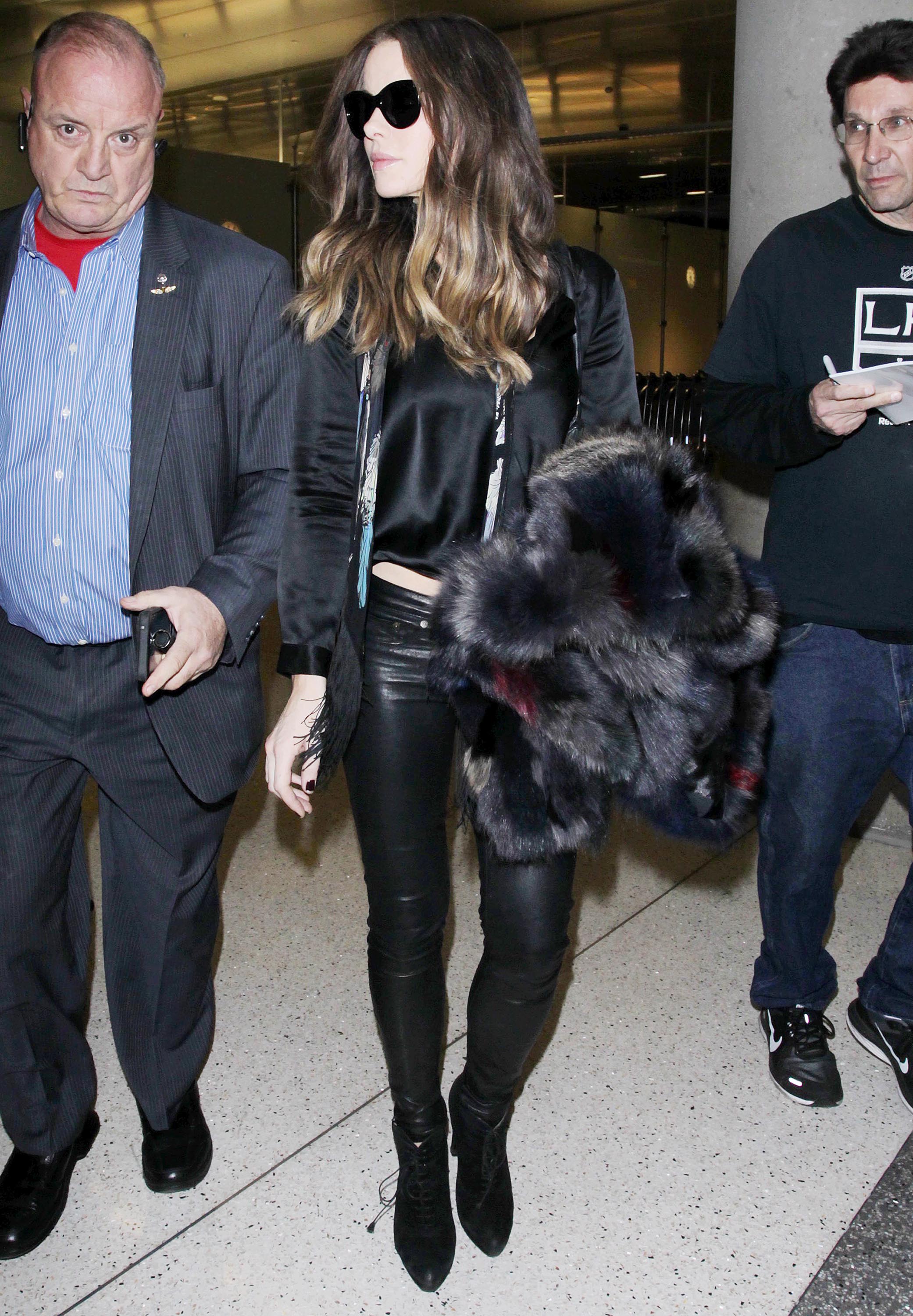 Kate Beckinsale is seen at LAX