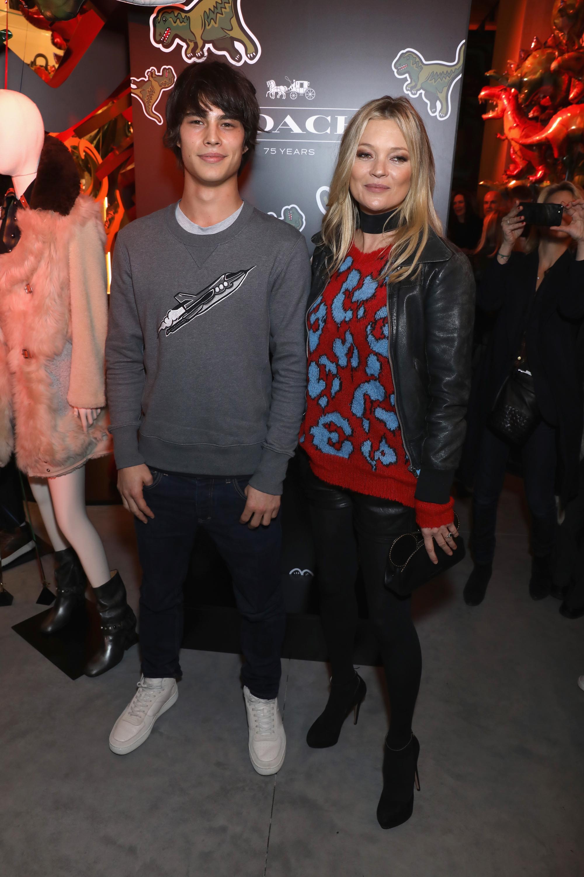 Kate Moss attends the launch of Coach House Regent Street