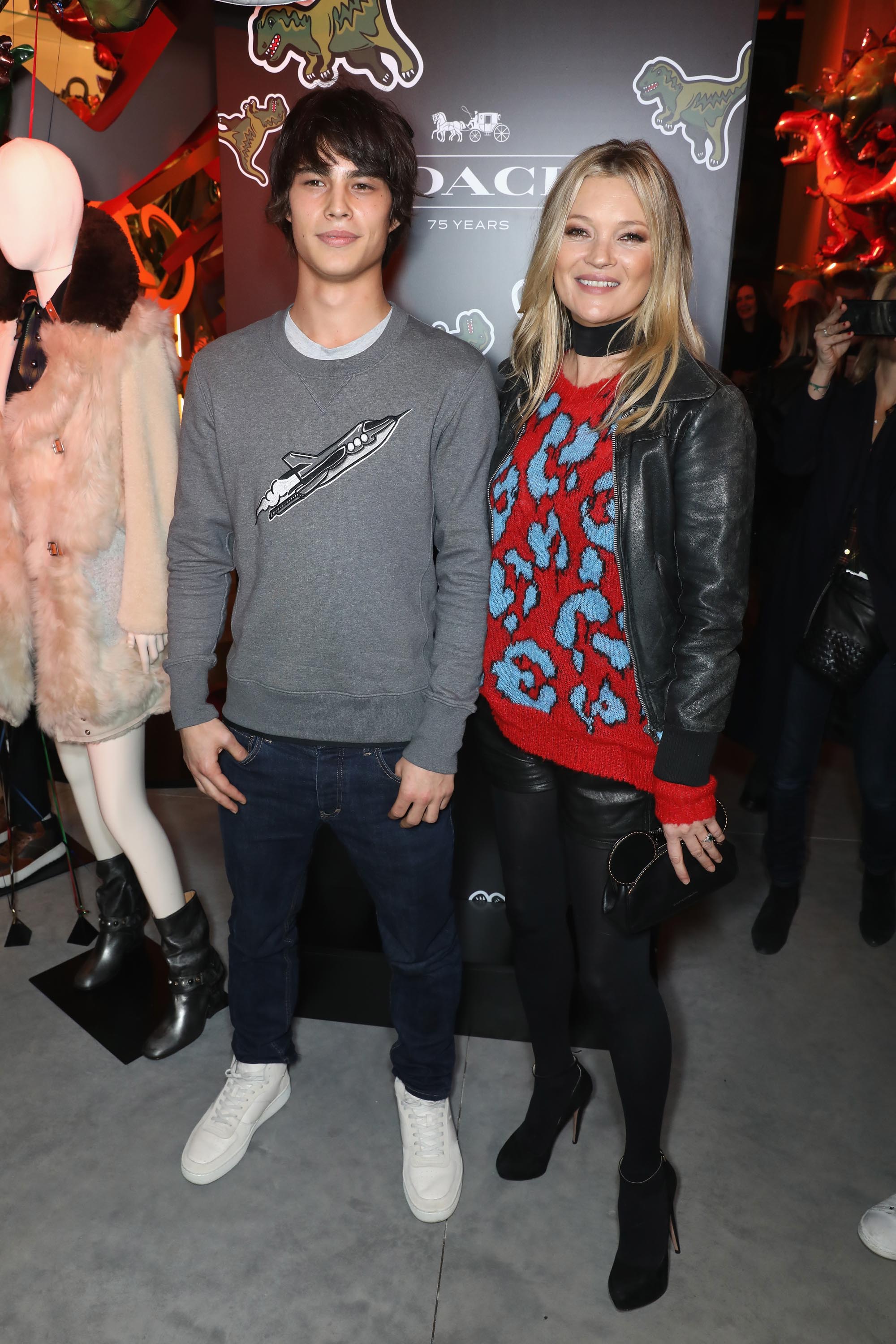 Kate Moss attends the launch of Coach House Regent Street