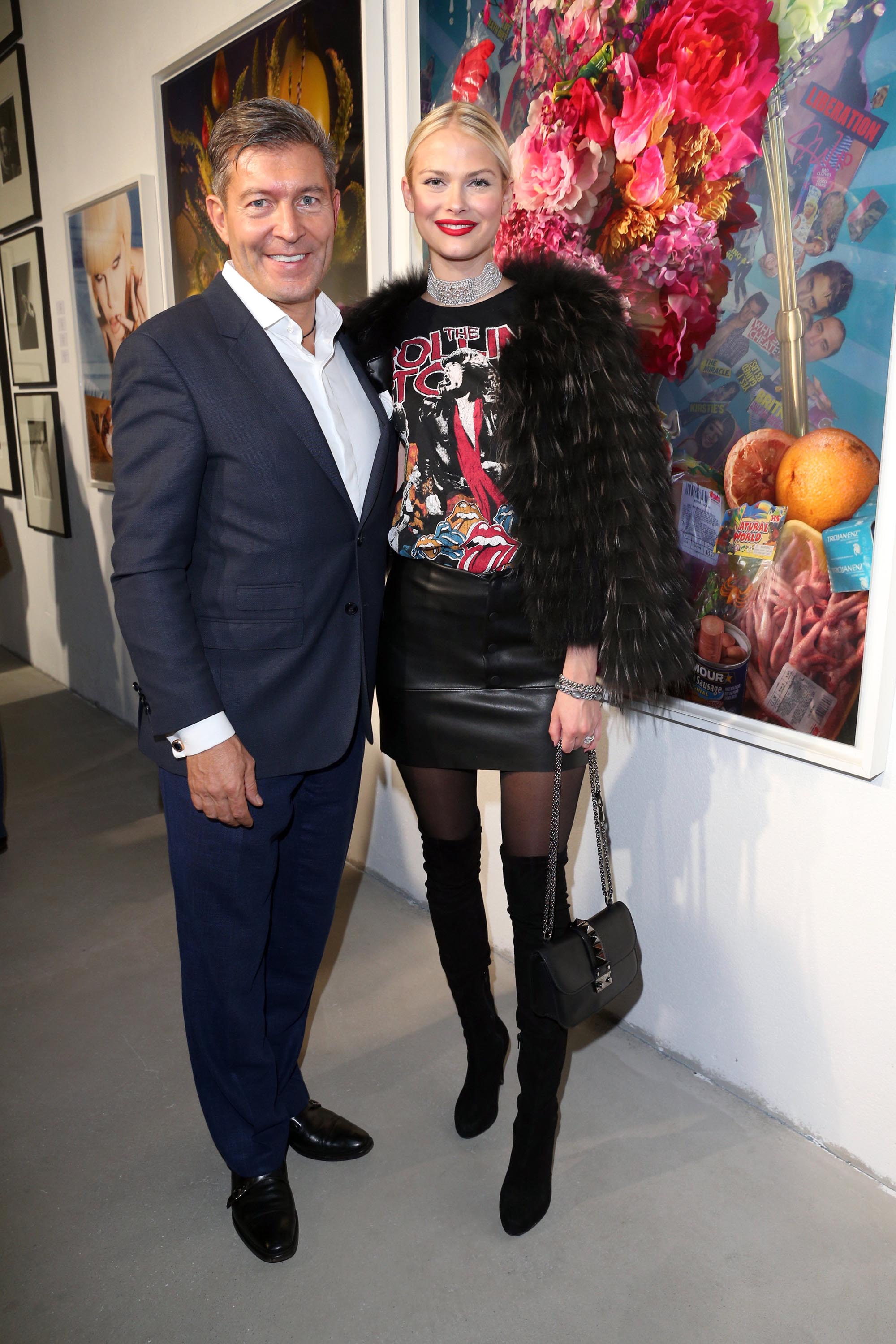 Darya Strelnikova attends the Photoscapes exhibition opening