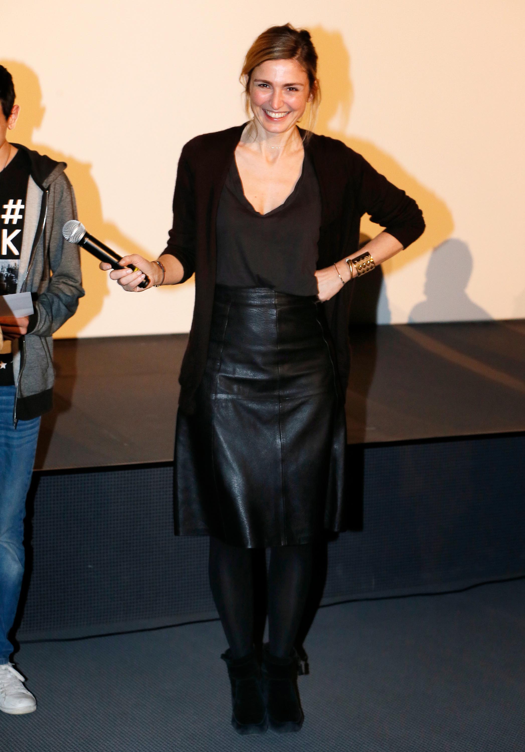 Julie Gayet attends Festival Des 6 Trouilles Short Film Festival