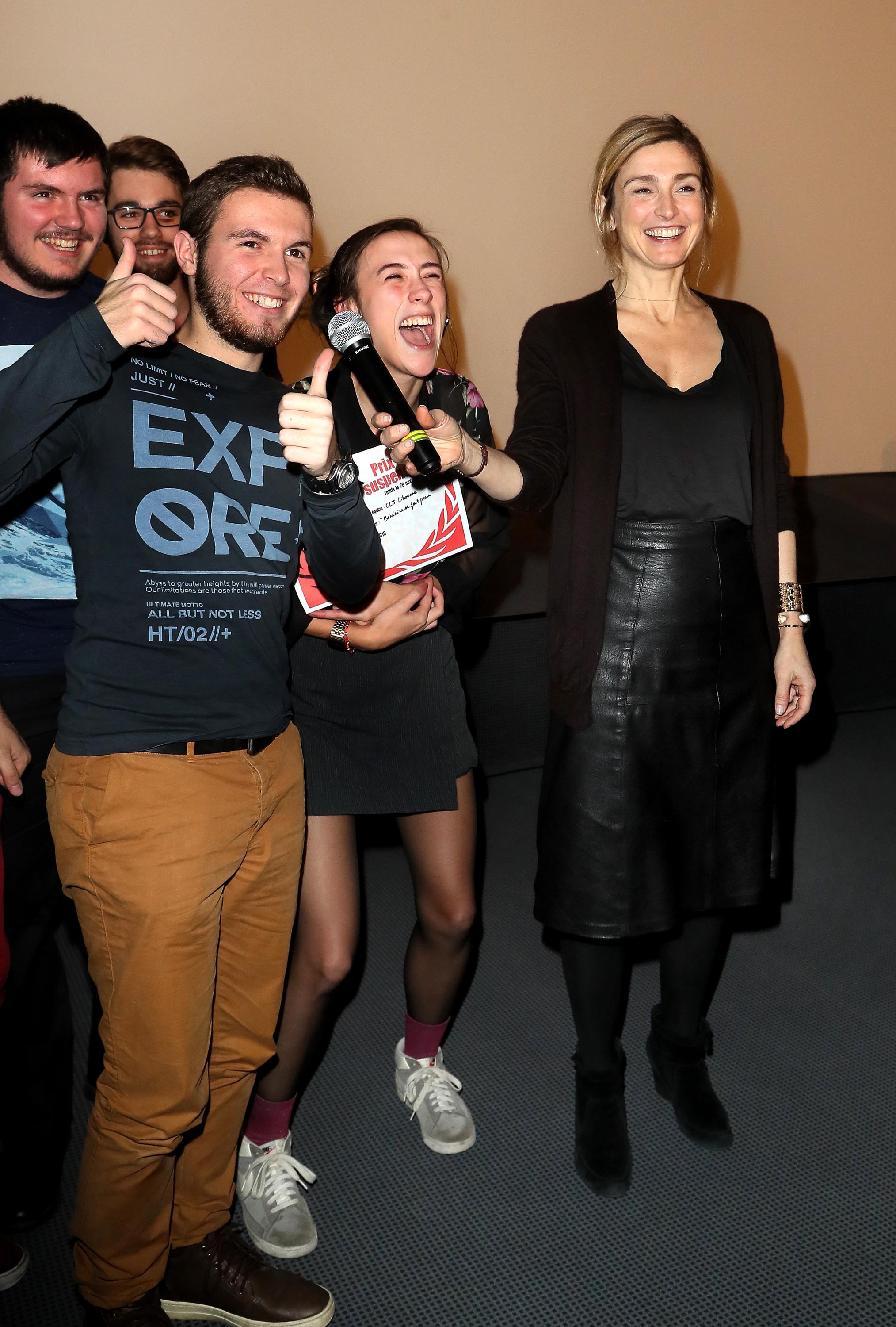 Julie Gayet attends Festival Des 6 Trouilles Short Film Festival