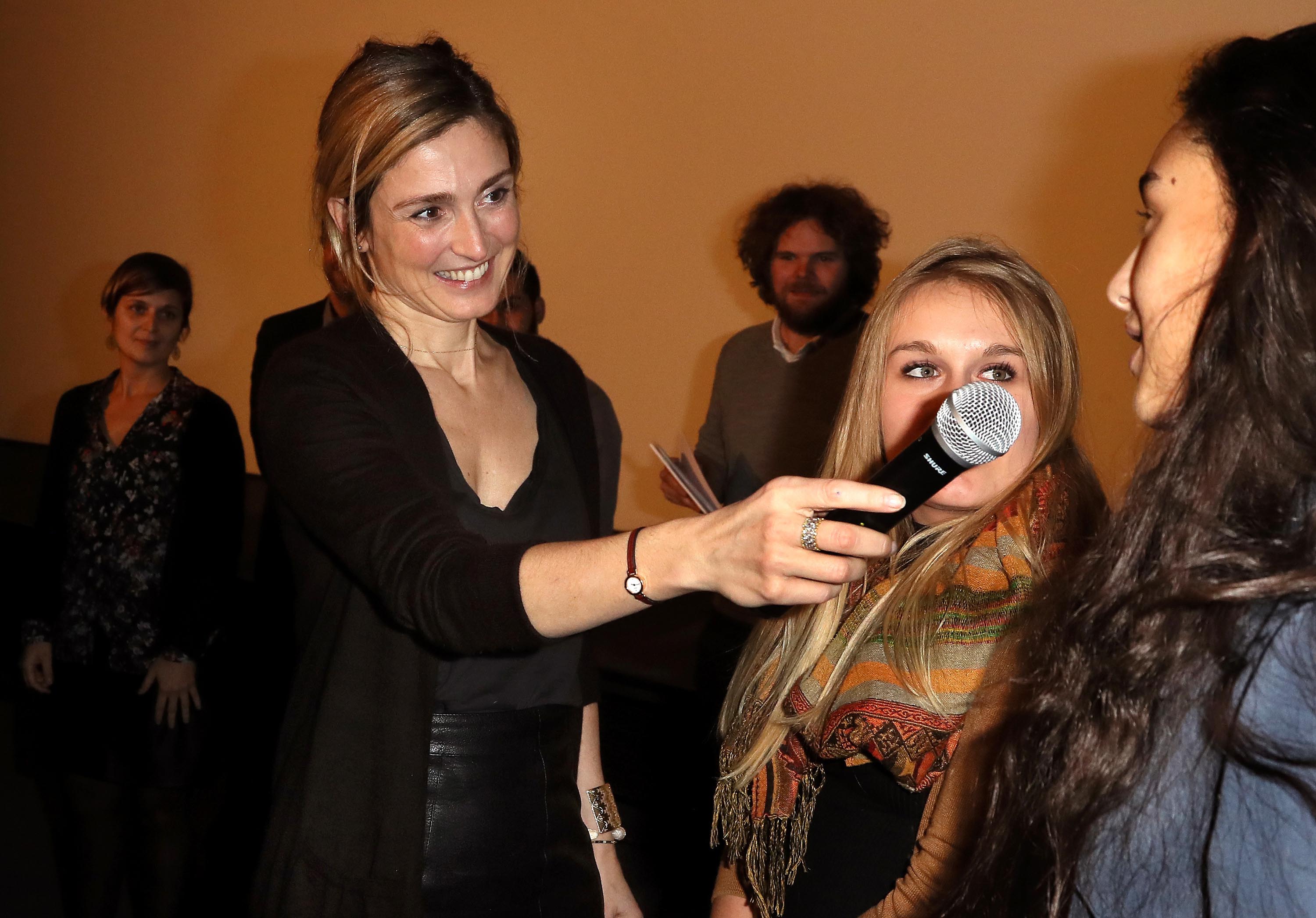 Julie Gayet attends Festival Des 6 Trouilles Short Film Festival