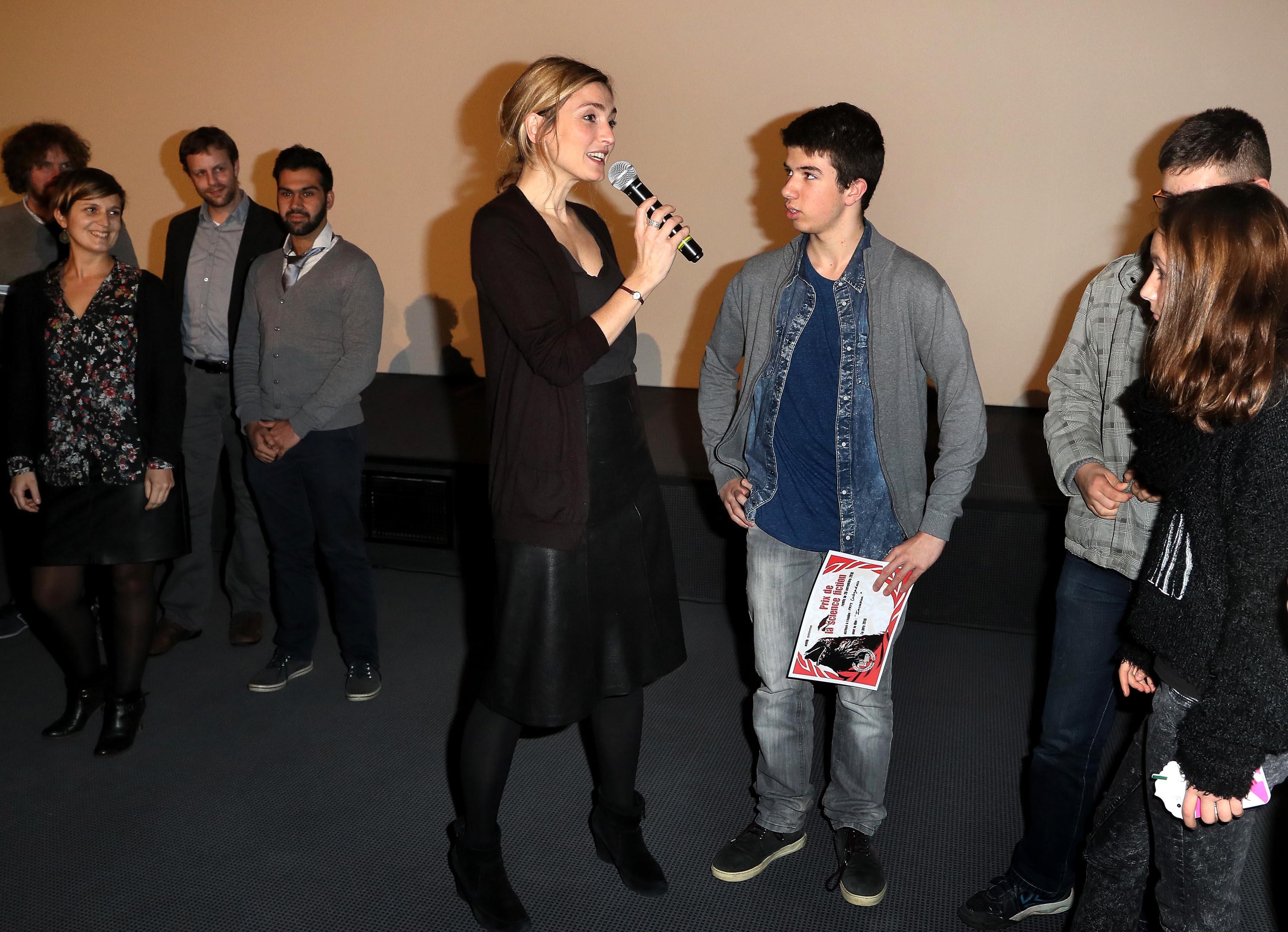 Julie Gayet attends Festival Des 6 Trouilles Short Film Festival