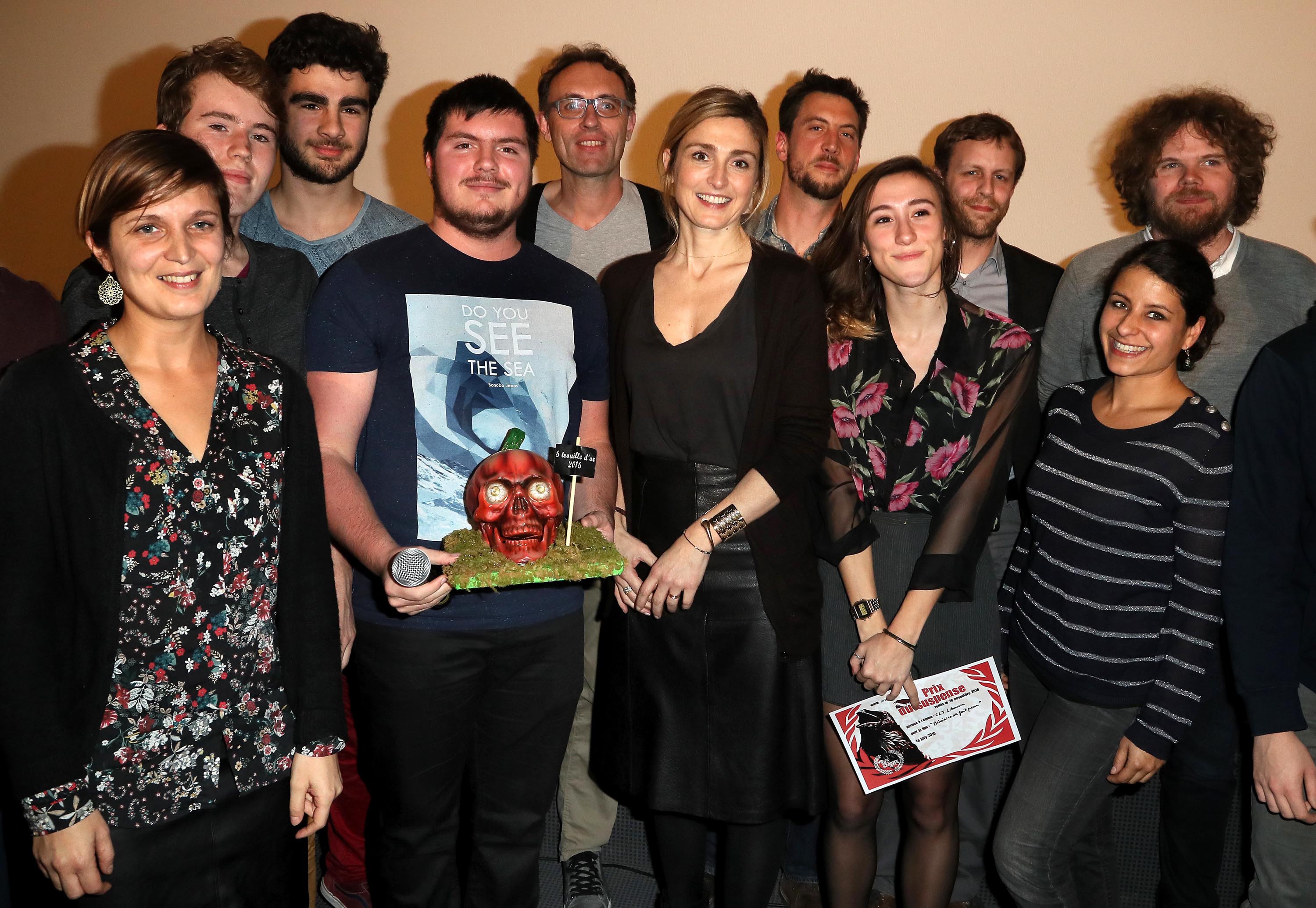 Julie Gayet attends Festival Des 6 Trouilles Short Film Festival