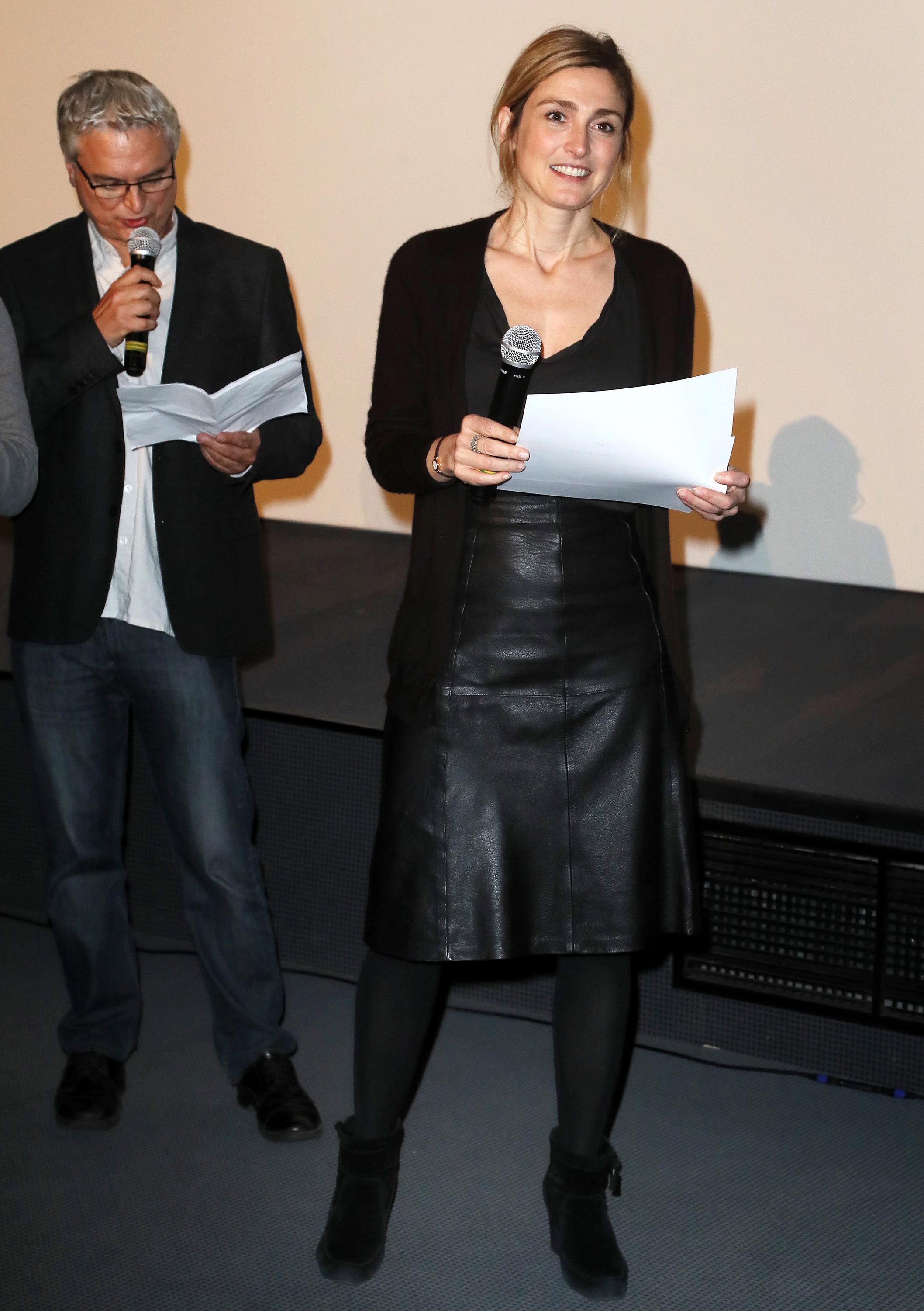 Julie Gayet attends Festival Des 6 Trouilles Short Film Festival