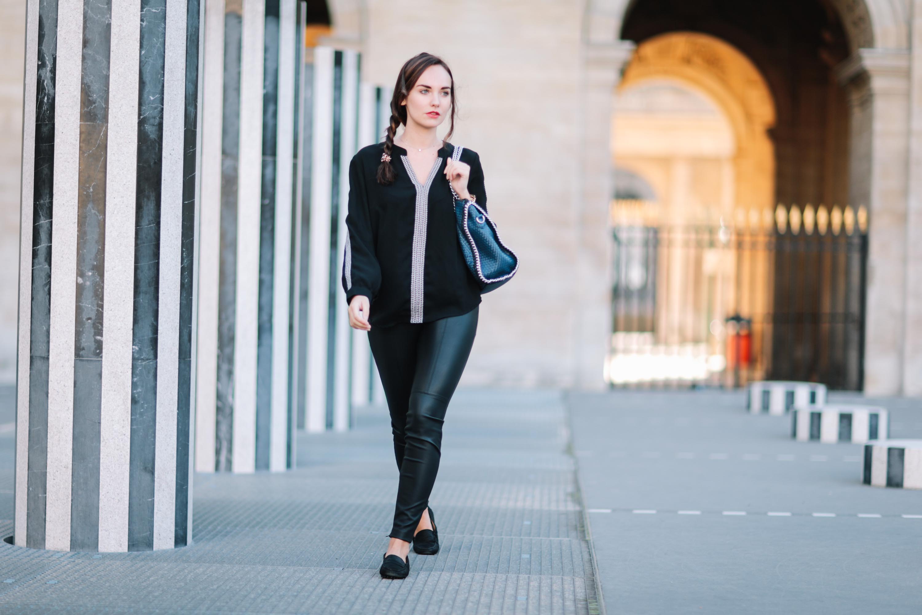 Ophelie Duvillard street style in Paris