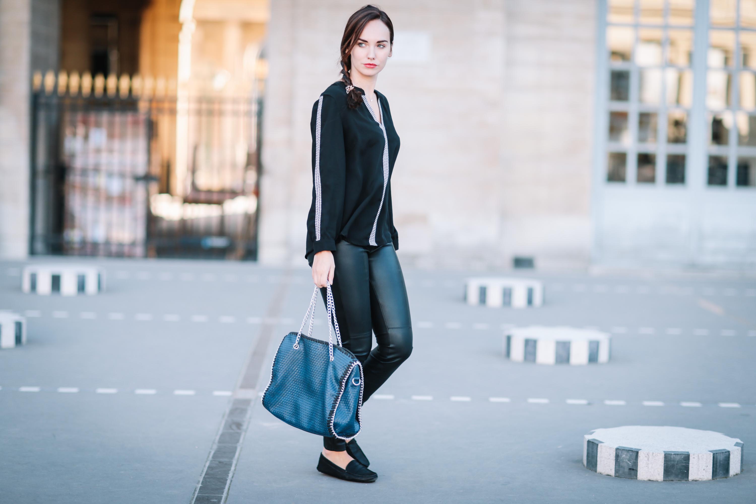 Ophelie Duvillard street style in Paris