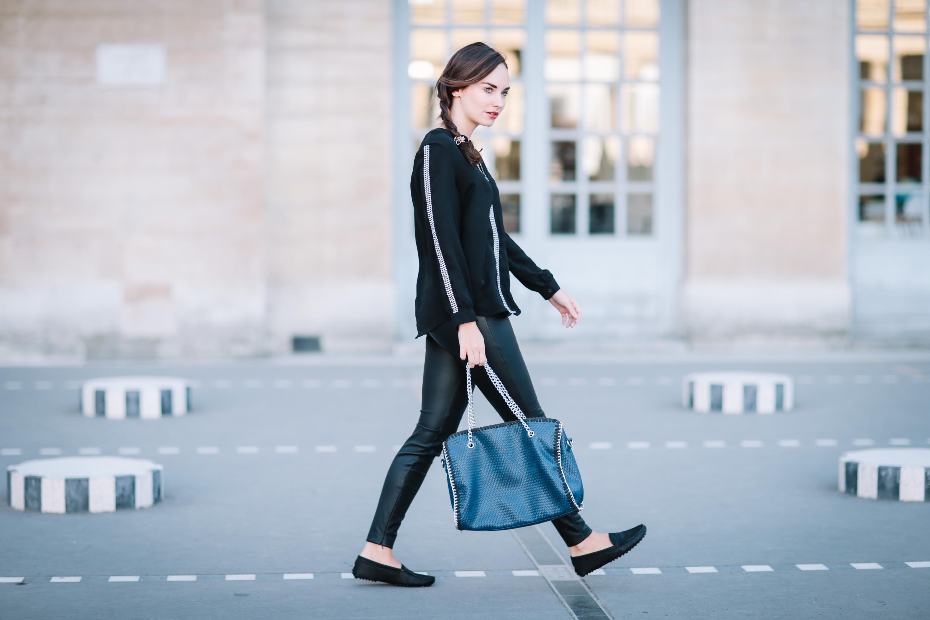 Ophelie Duvillard street style in Paris