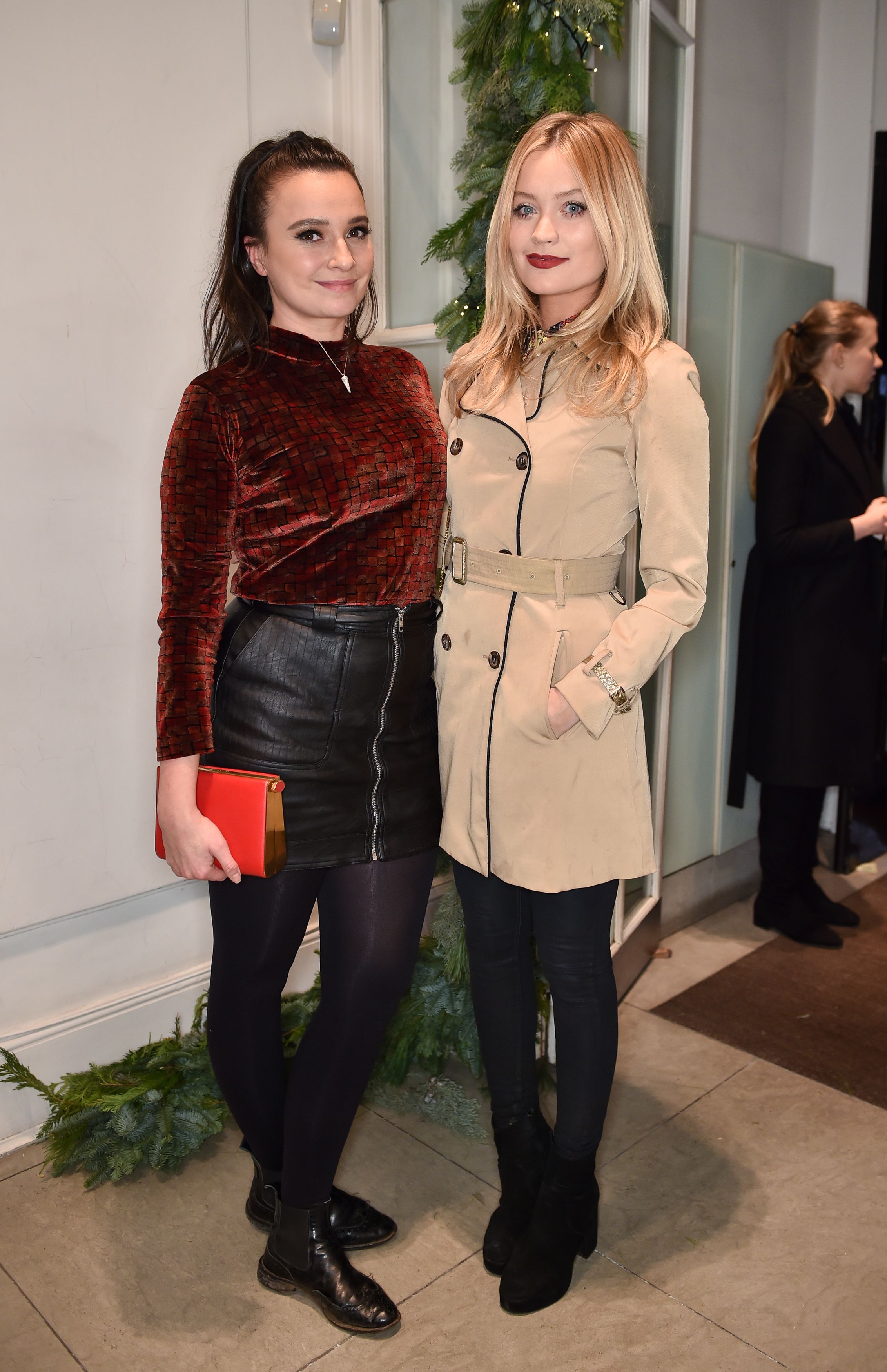 Gizzi Erskine attends Stella McCartney store Christmas lights switching