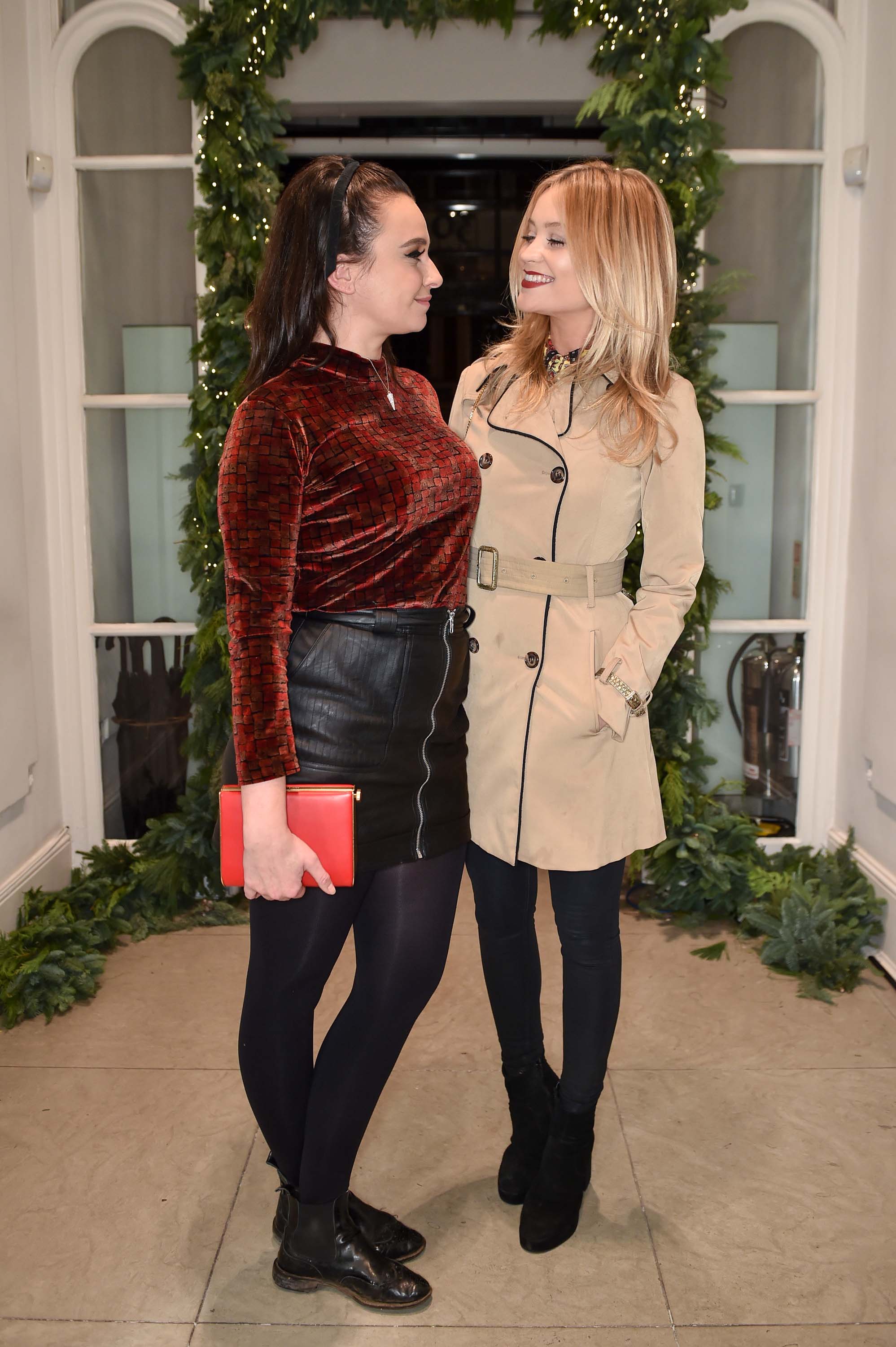 Gizzi Erskine attends Stella McCartney store Christmas lights switching