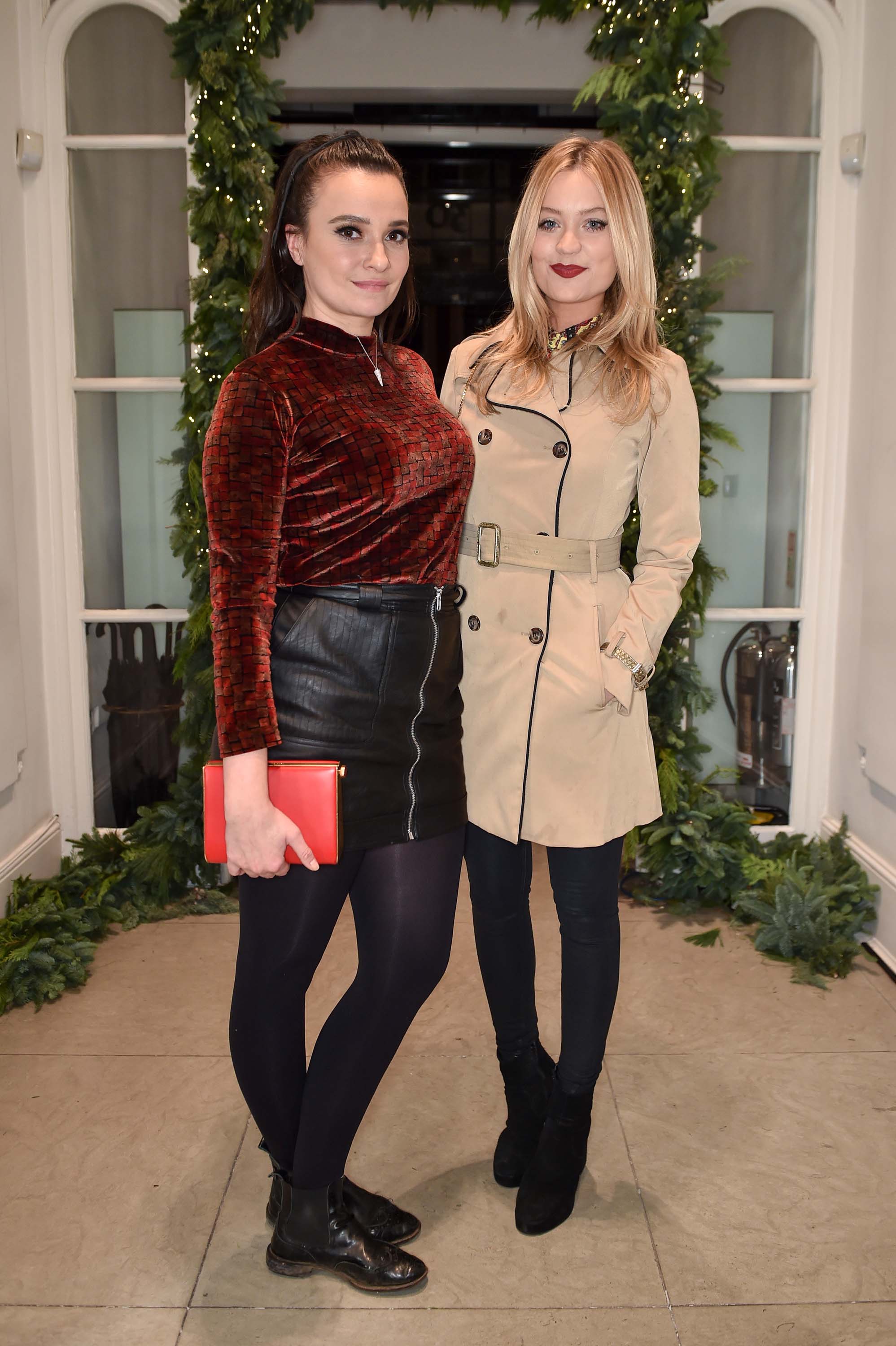 Gizzi Erskine attends Stella McCartney store Christmas lights switching