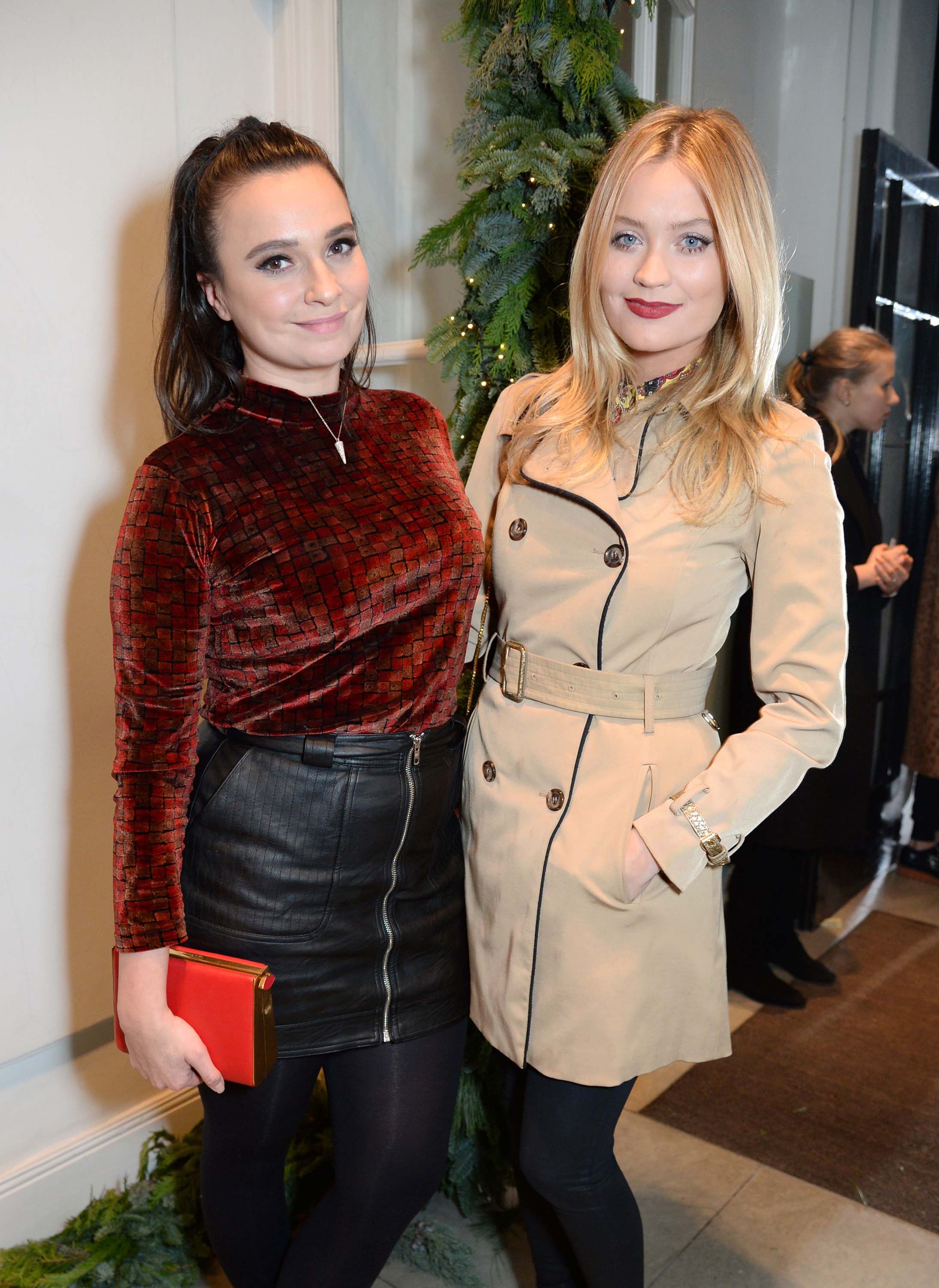 Gizzi Erskine attends Stella McCartney store Christmas lights switching