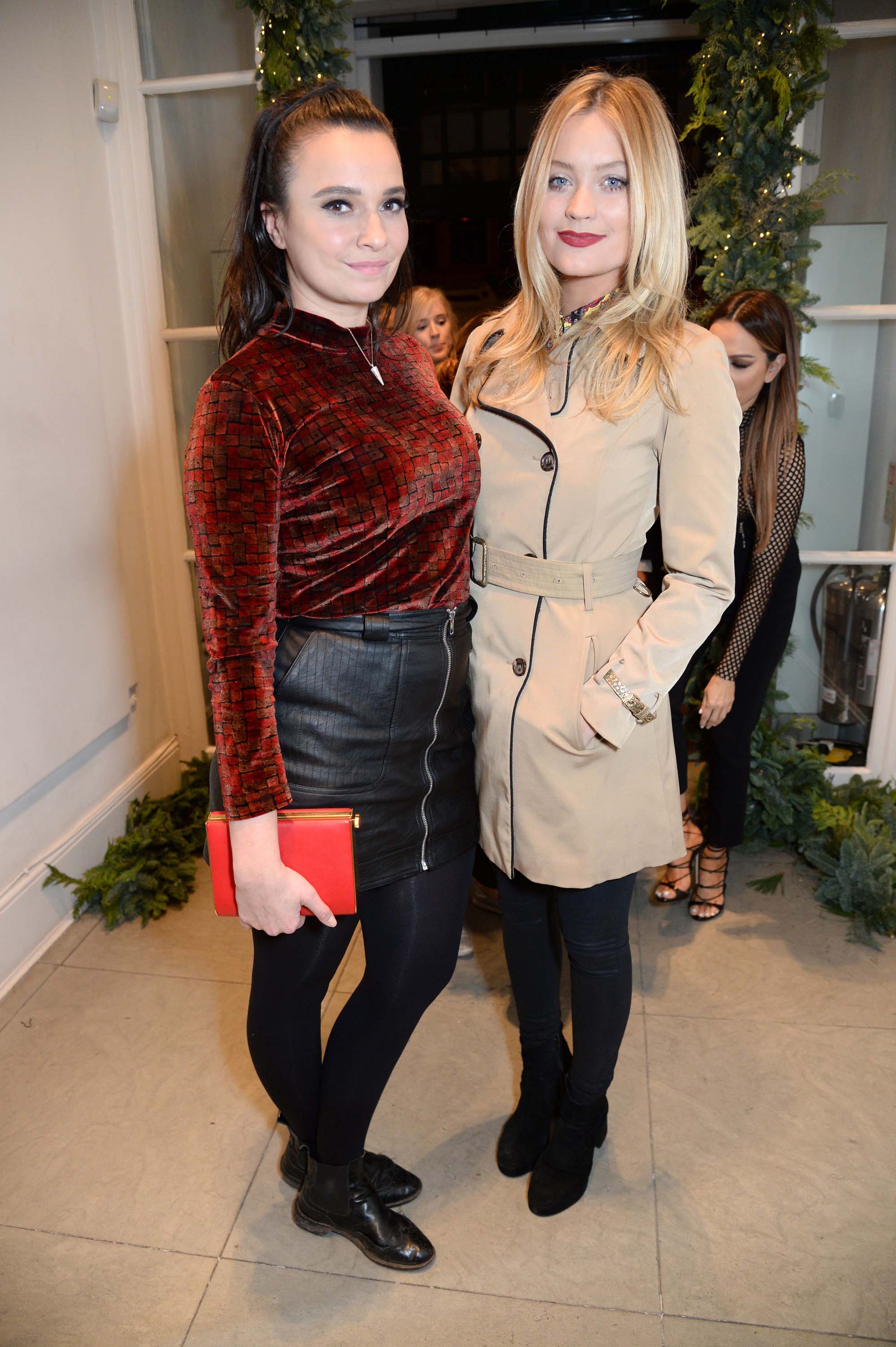 Gizzi Erskine attends Stella McCartney store Christmas lights switching