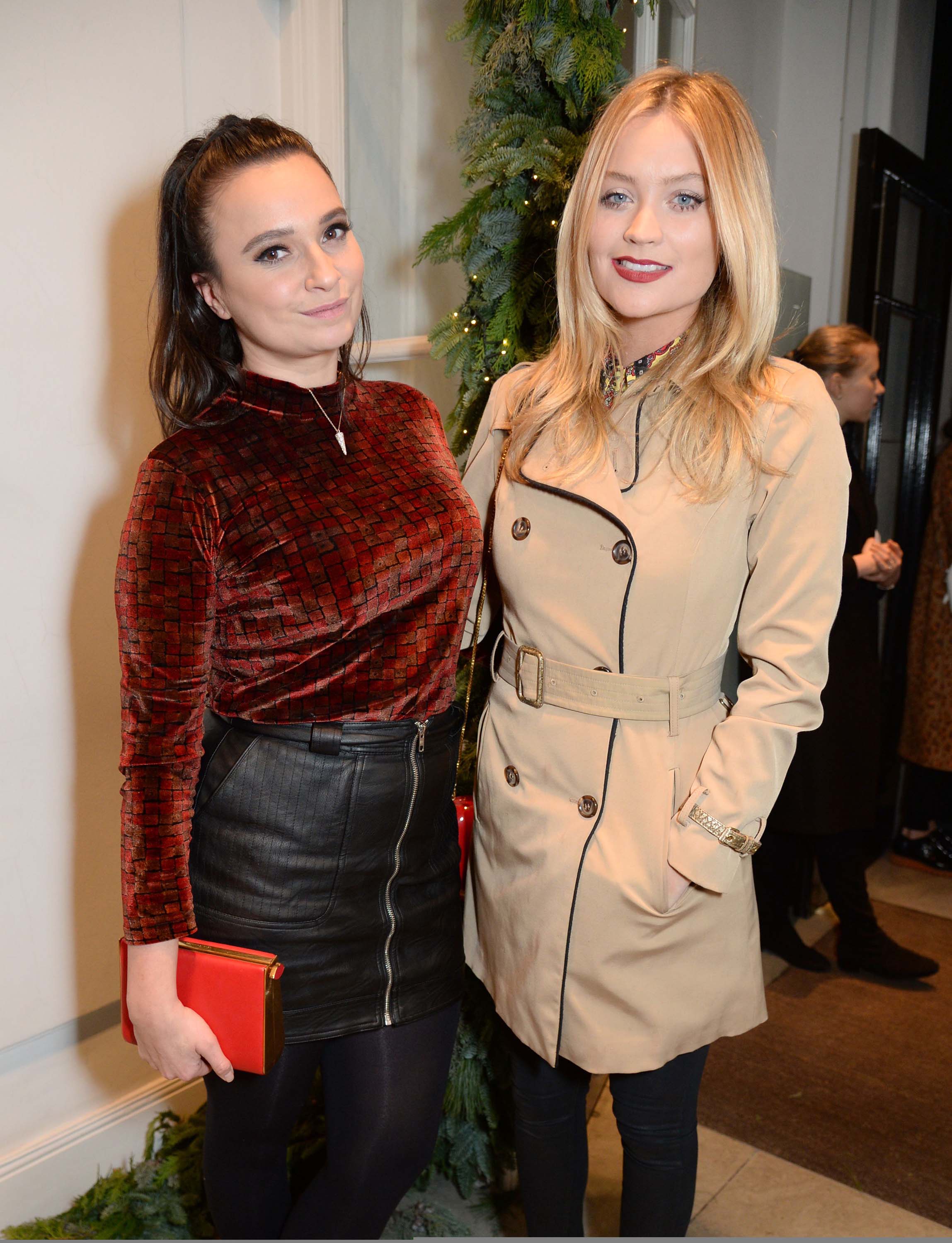 Gizzi Erskine attends Stella McCartney store Christmas lights switching