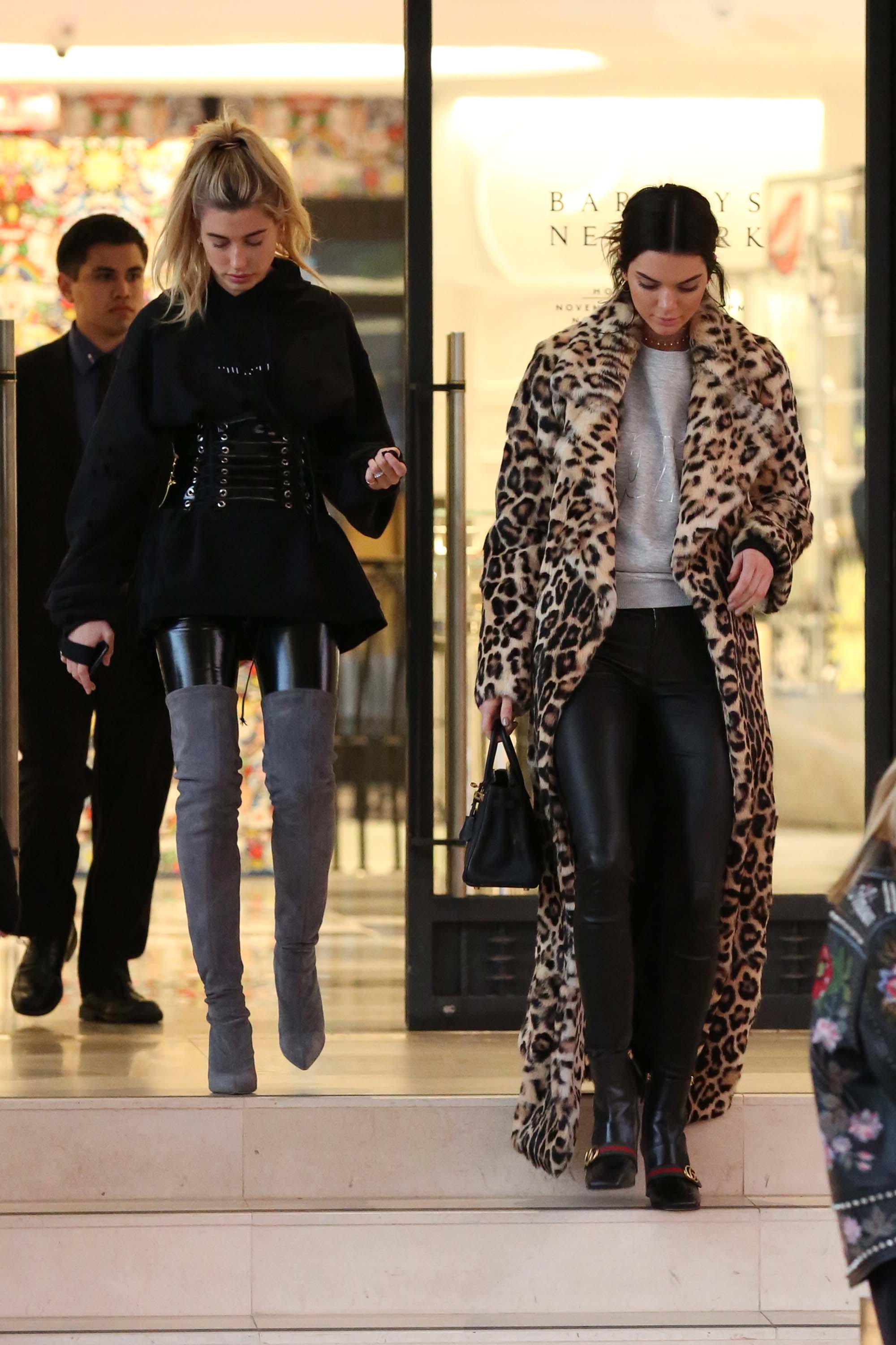 Kendall Jenner and Hailey Baldwin hanging out