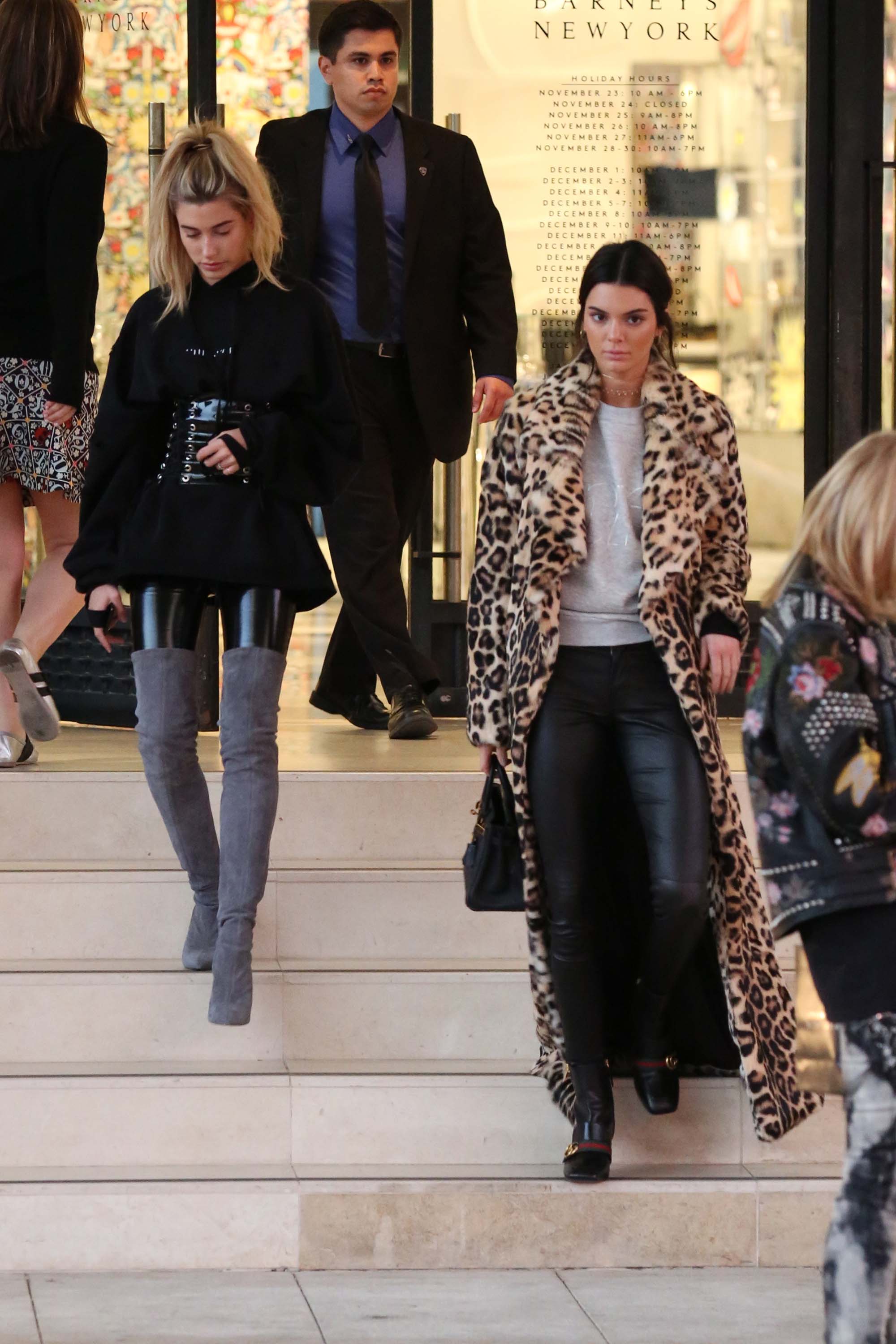 Kendall Jenner and Hailey Baldwin hanging out
