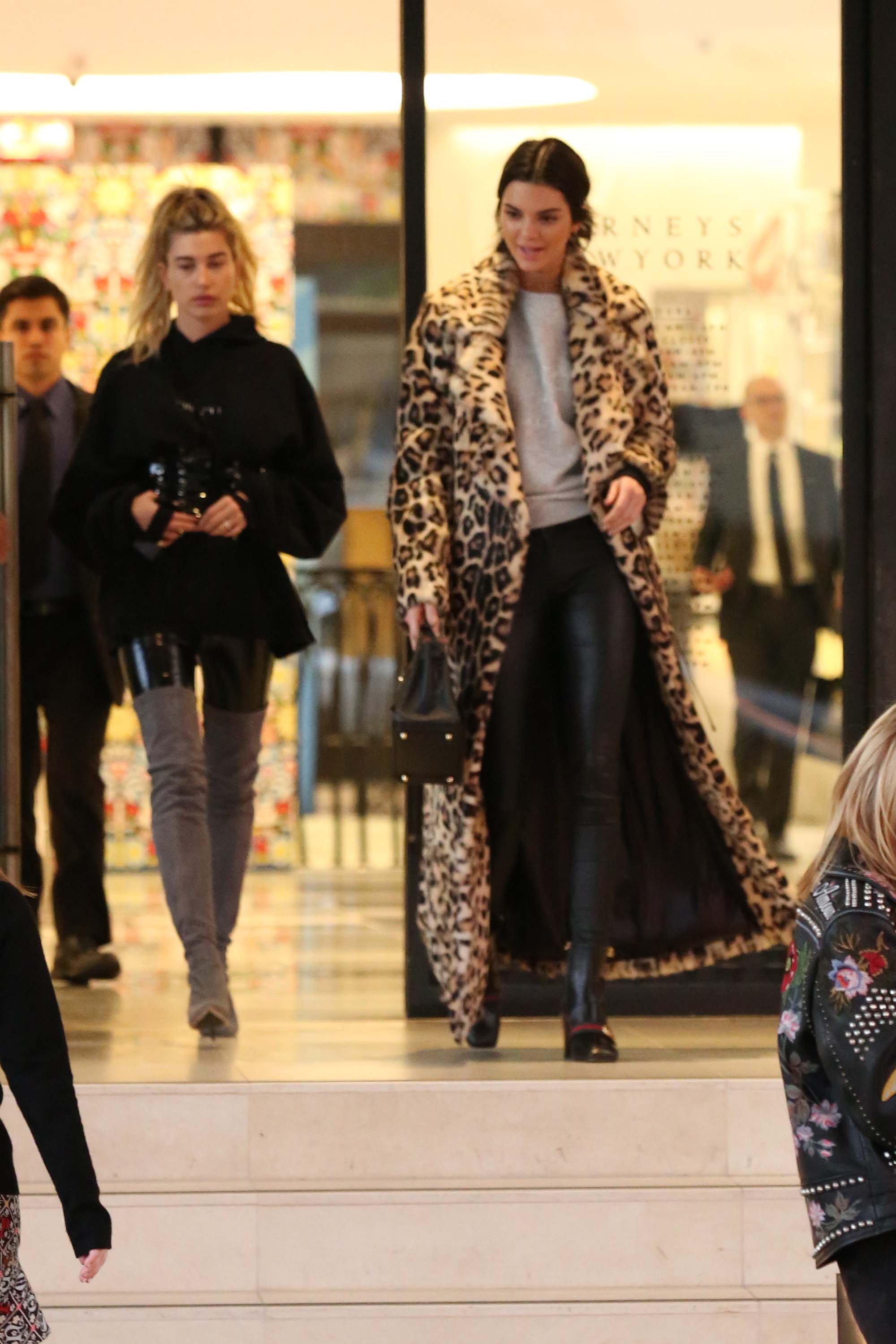 Kendall Jenner and Hailey Baldwin hanging out