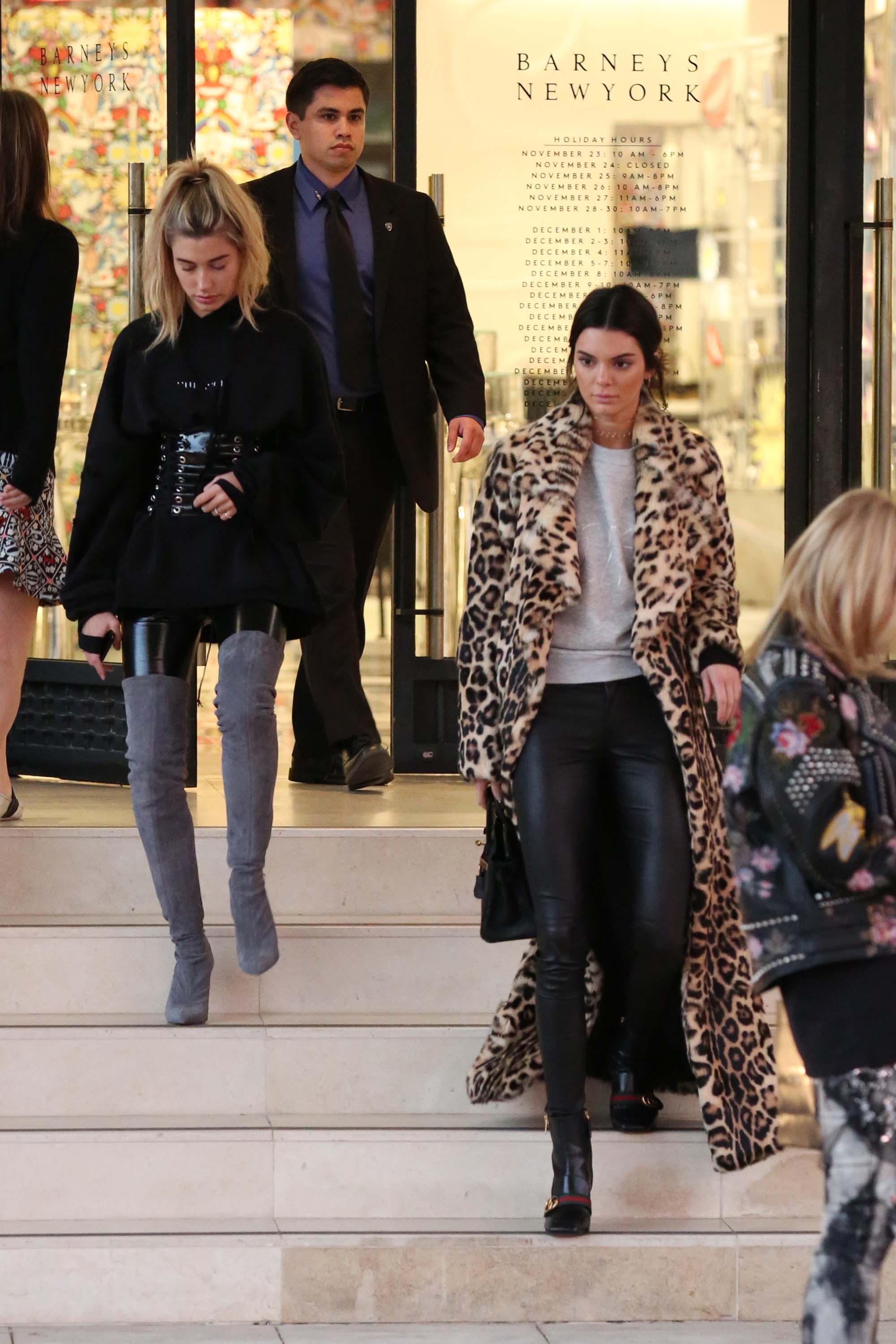 Kendall Jenner and Hailey Baldwin hanging out