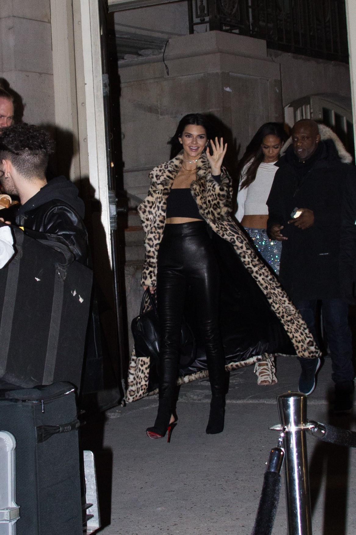 Kendall Jenner out for dinner in Paris