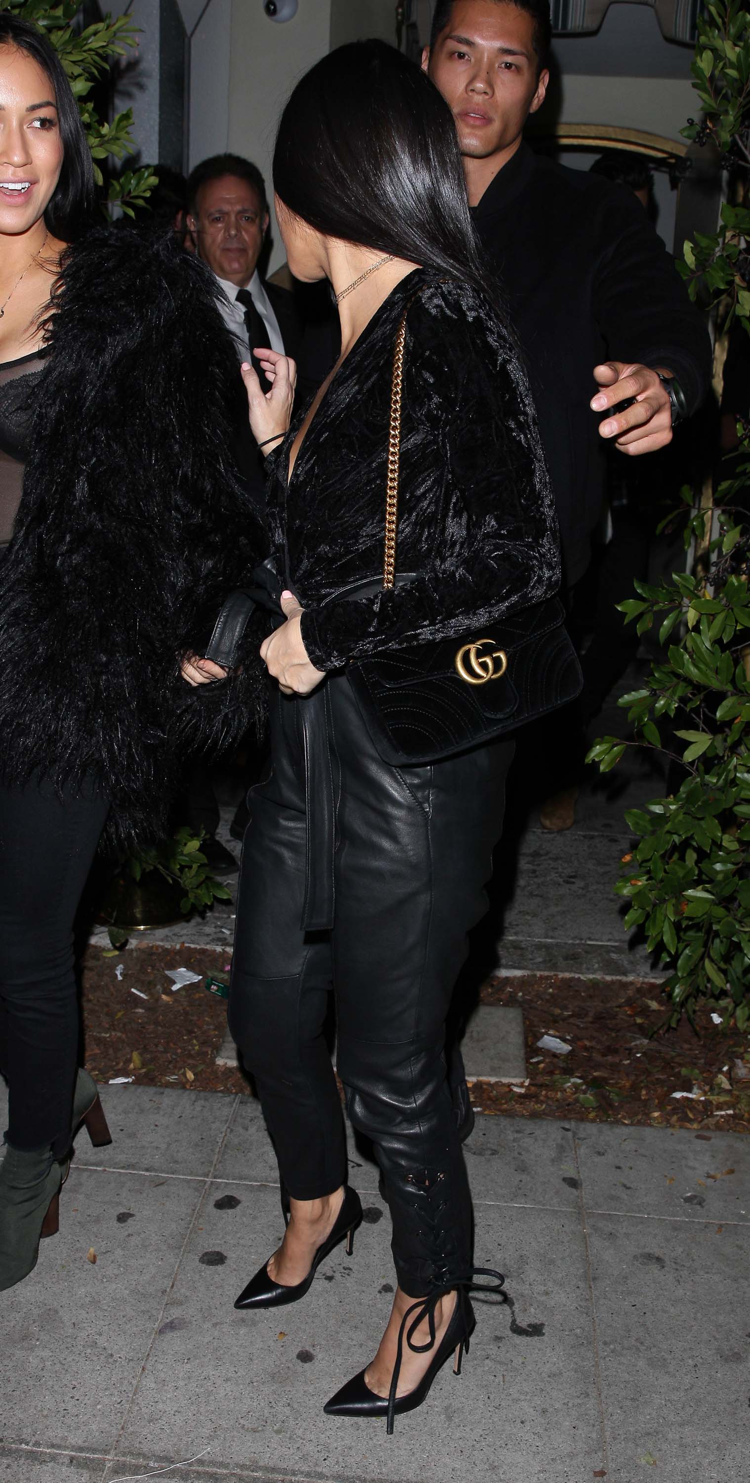 Kourtney Kardashian leaving the Delilah Lounge